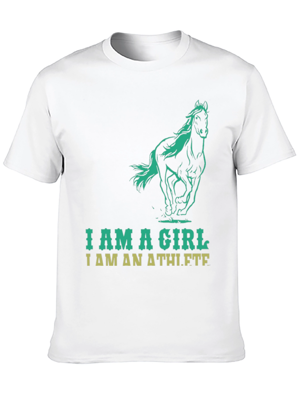I Am A Girl I Am An Athlete T-Shirt
