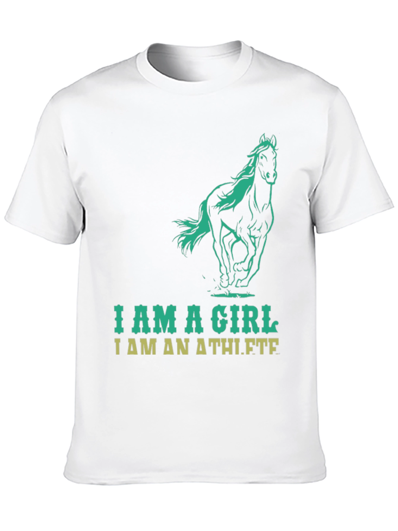 I Am A Girl I Am An Athlete T-Shirt
