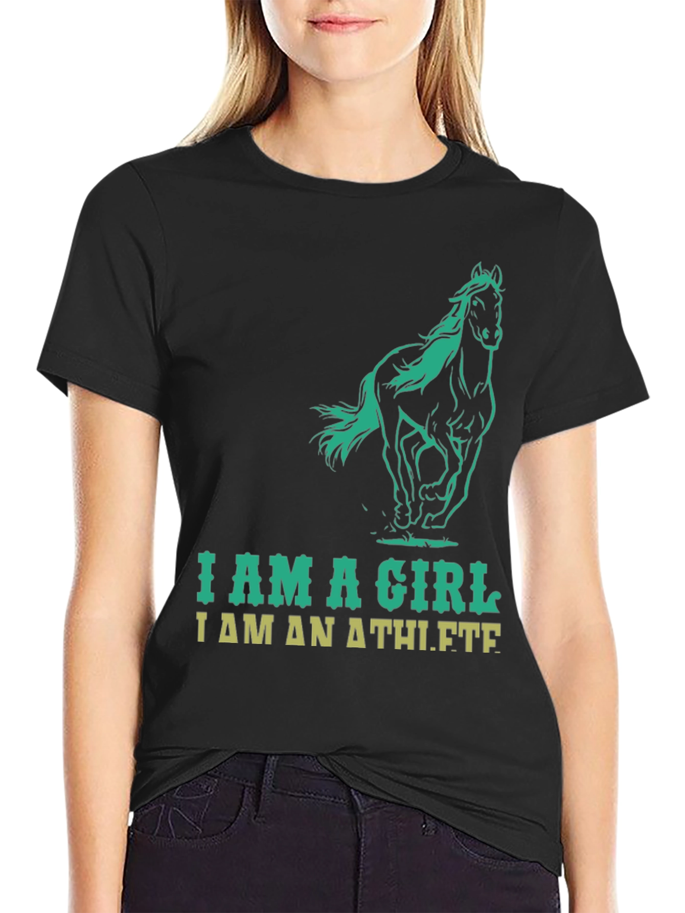 I Am A Girl I Am An Athlete T-Shirt