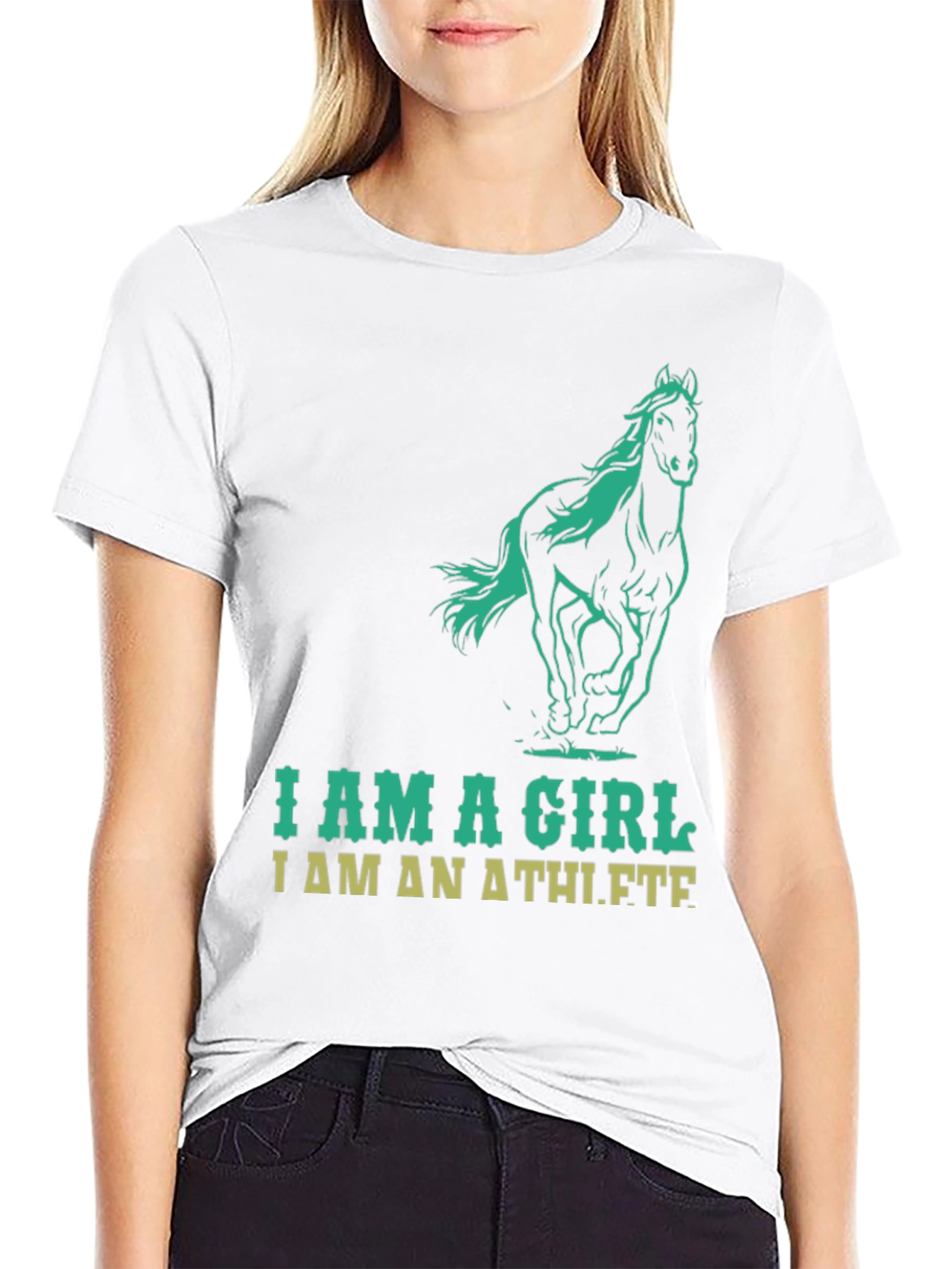 I Am A Girl I Am An Athlete T-Shirt