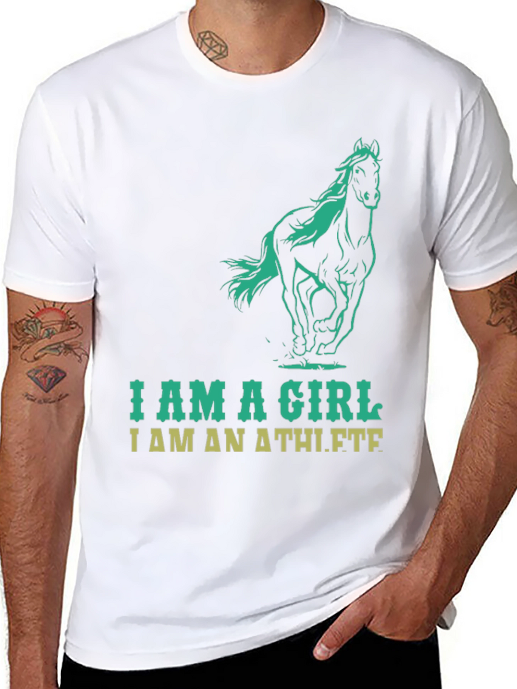 I Am A Girl I Am An Athlete T-Shirt