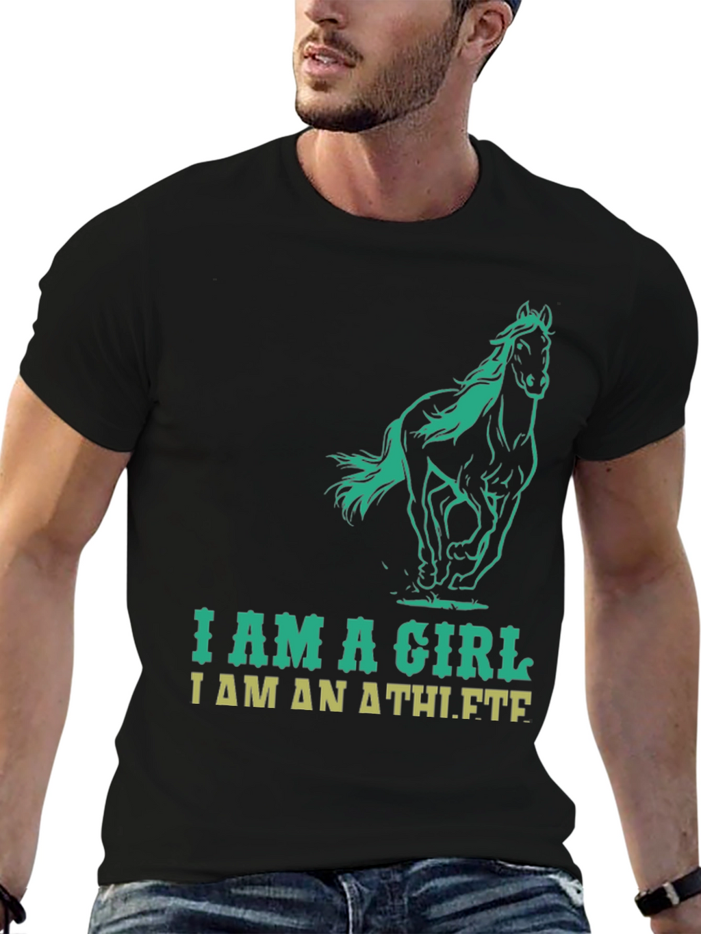 I Am A Girl I Am An Athlete T-Shirt