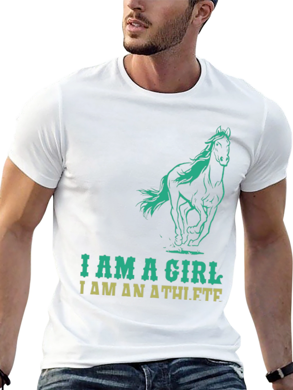 I Am A Girl I Am An Athlete T-Shirt