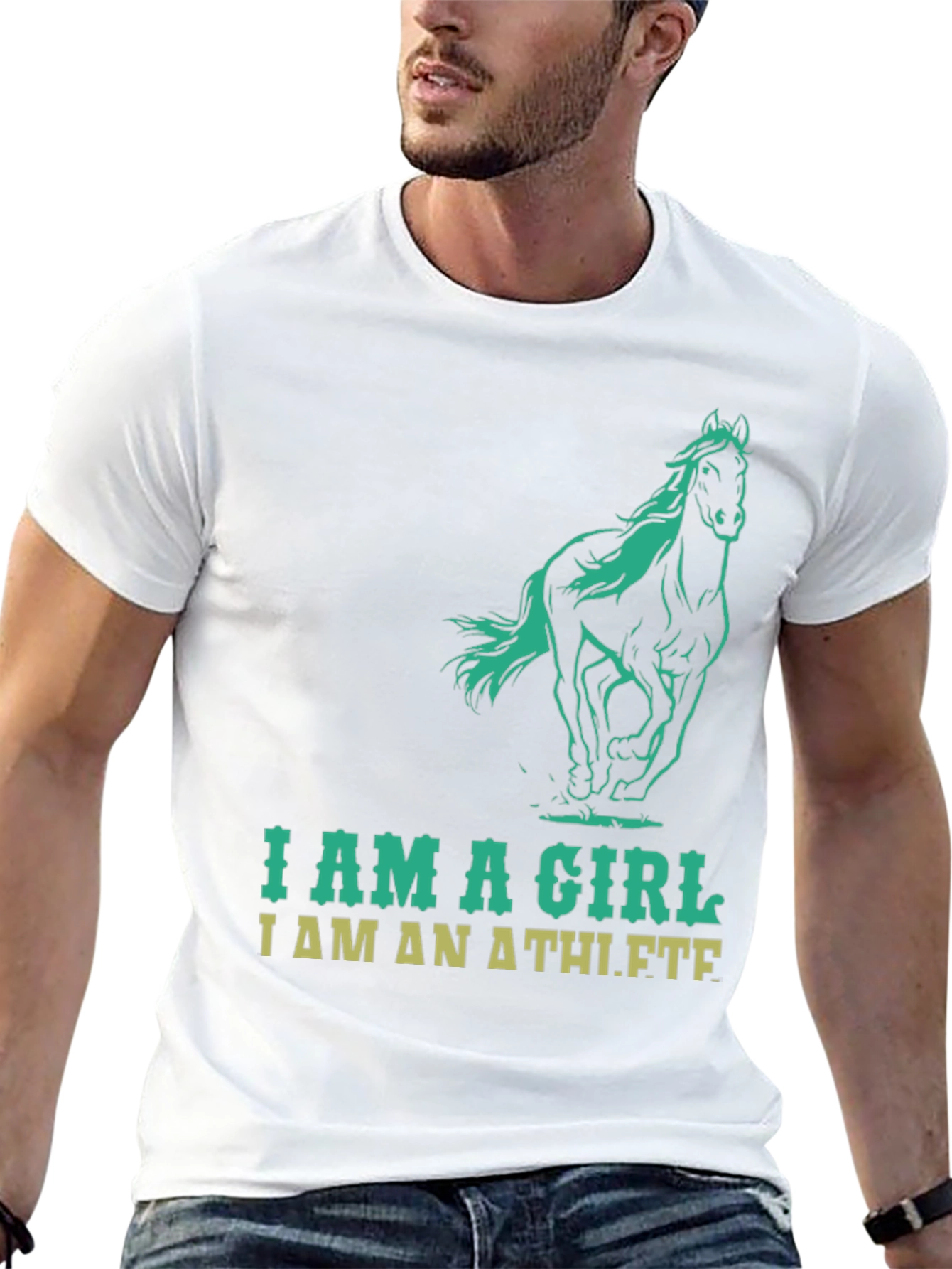 I Am A Girl I Am An Athlete T-Shirt