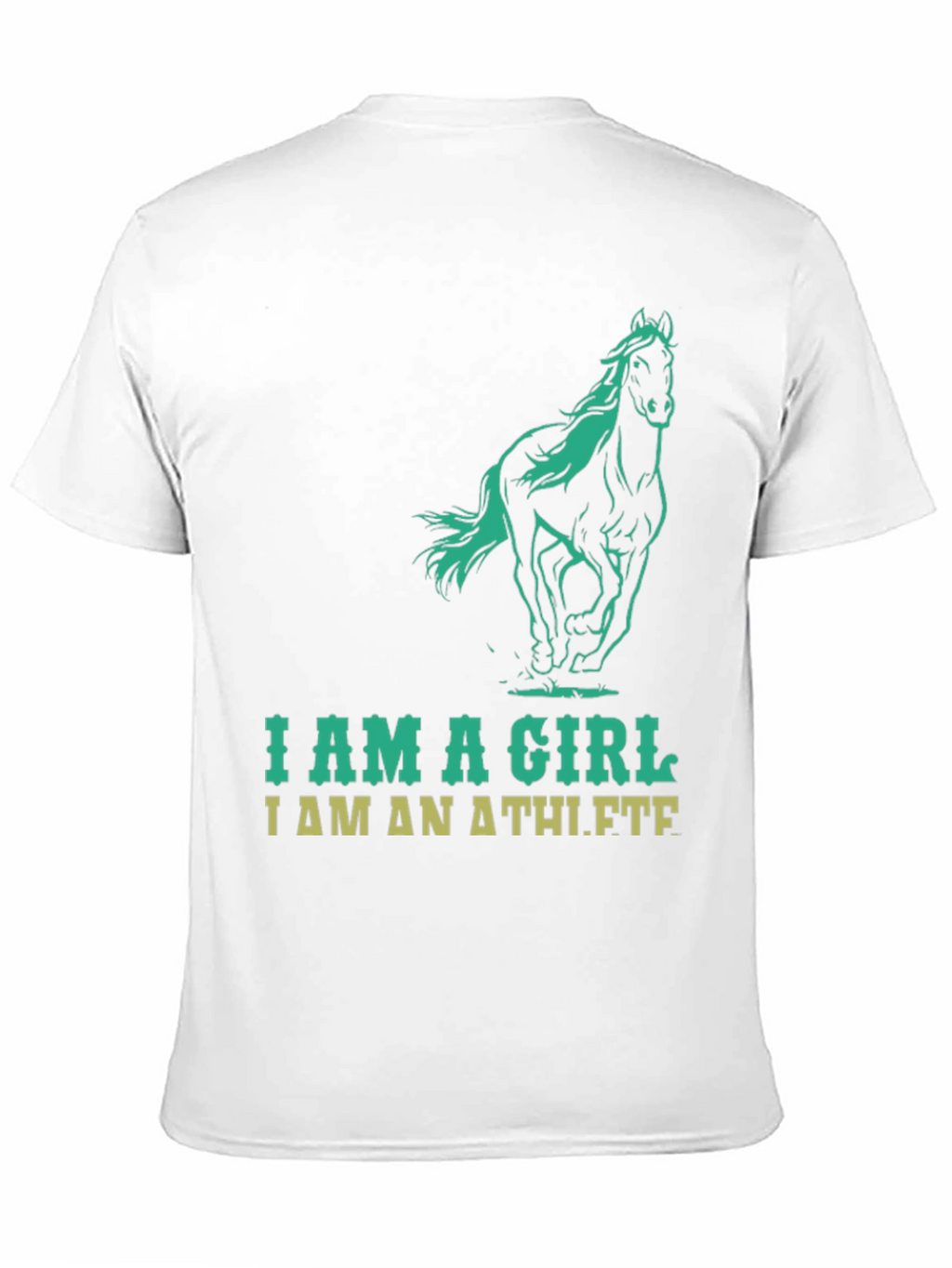 I Am A Girl I Am An Athlete T-Shirt