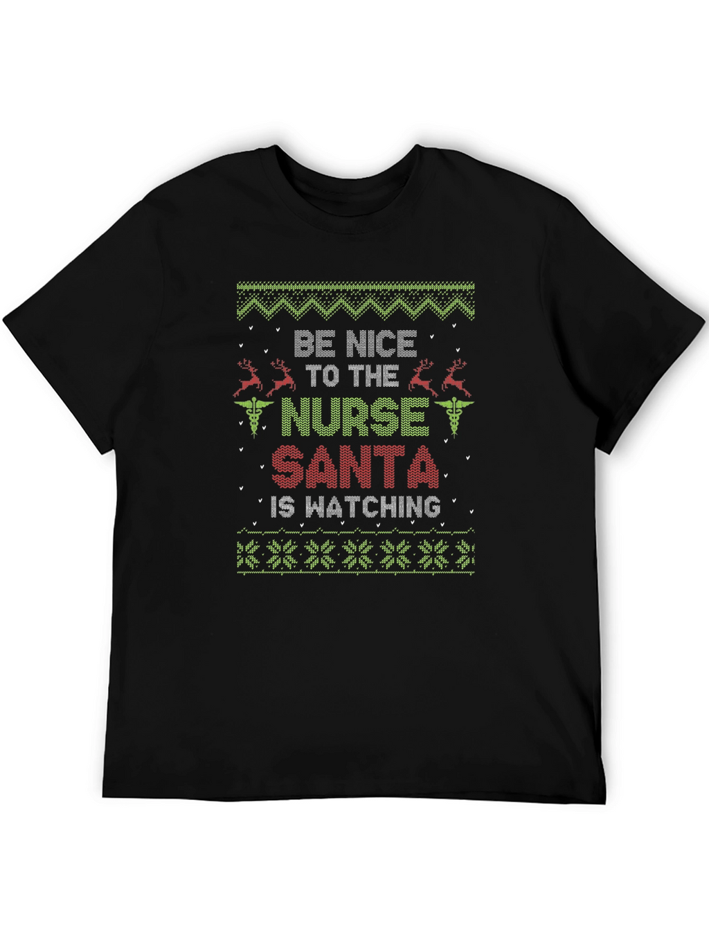 Funny Nurse Christmas Sweater T-Shirt