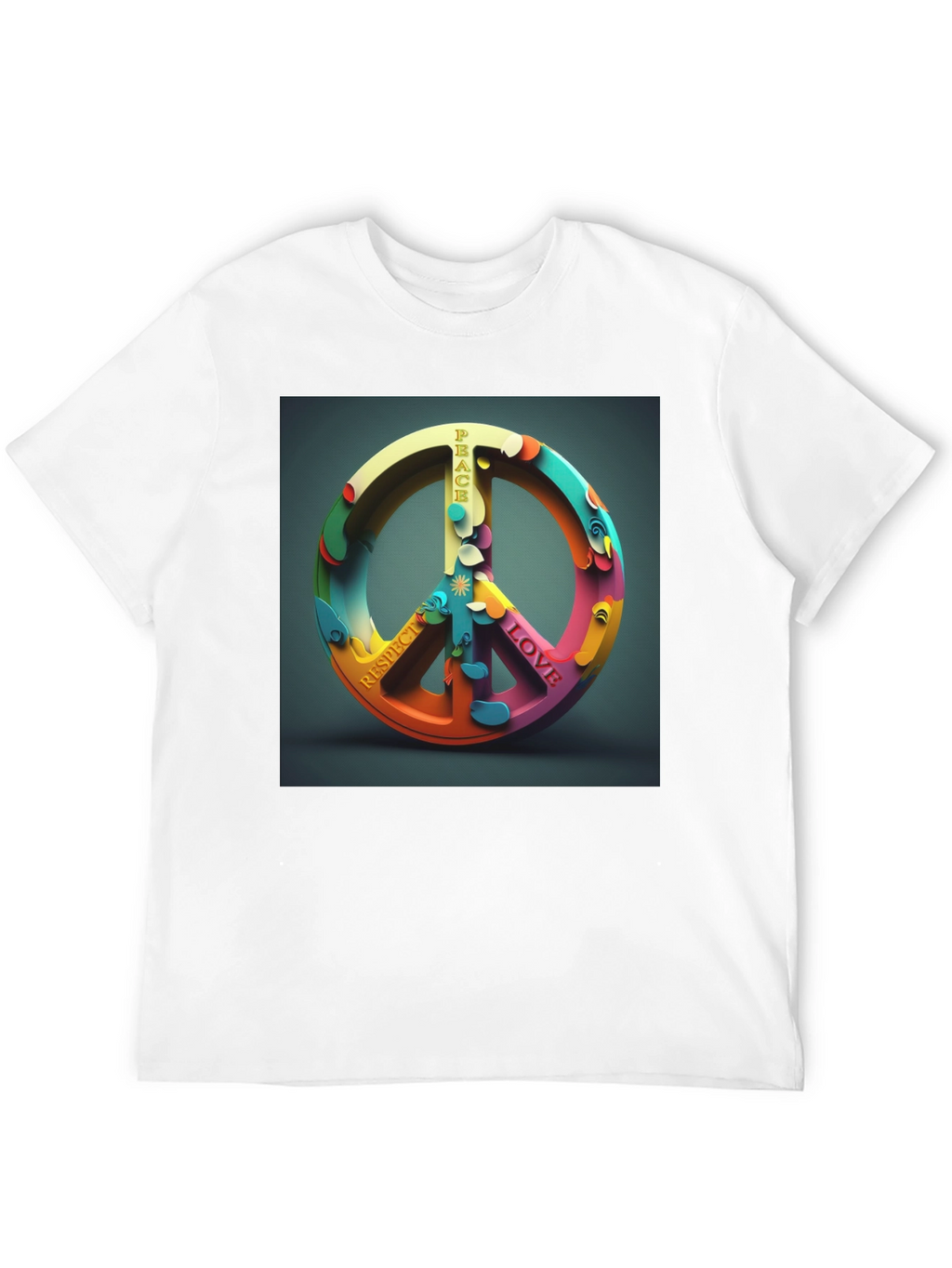 Peace Sign Graphic T-Shirt - Love & Respect