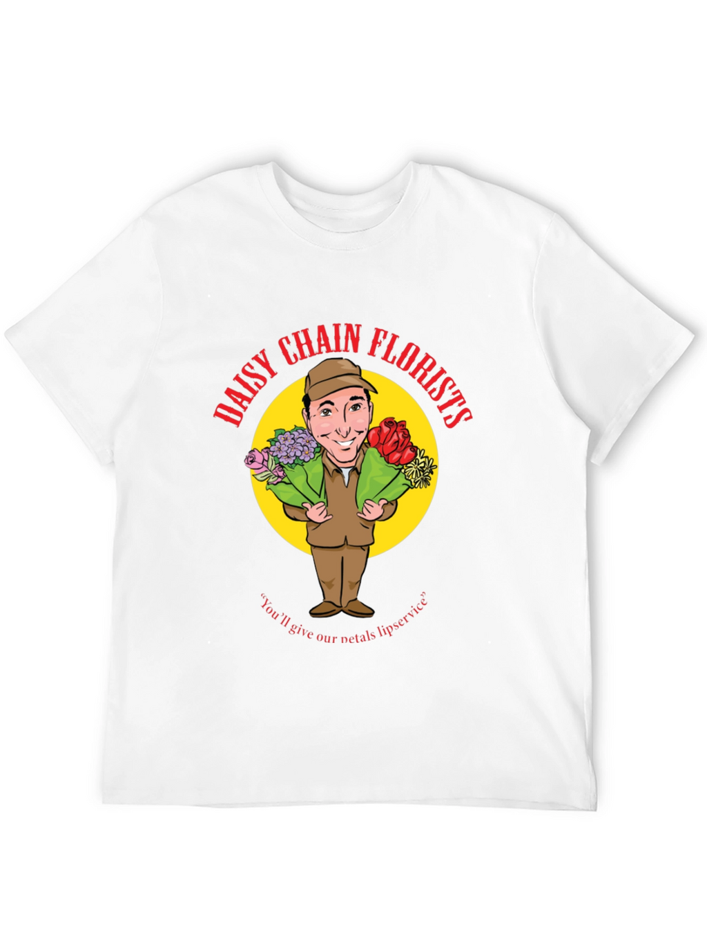 Daisy Chain Florists Black Graphic T-Shirt