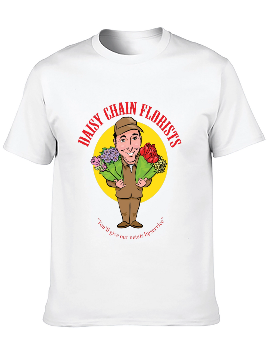 Daisy Chain Florists Black Graphic T-Shirt