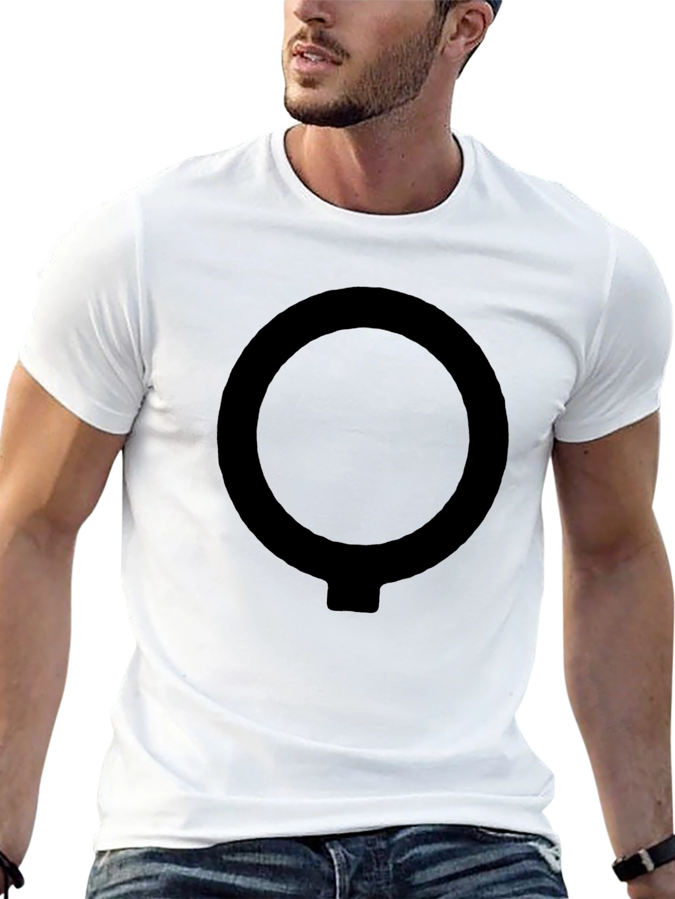 Modern O-Symbol Black T-Shirt