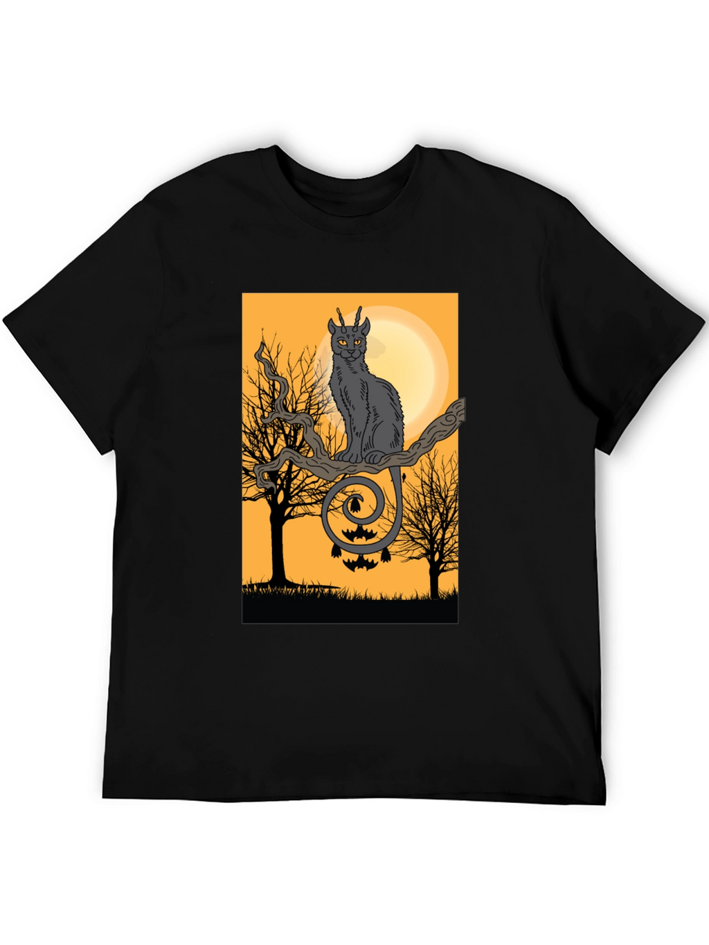 Halloween Cat T-Shirt - Spooky Season Apparel