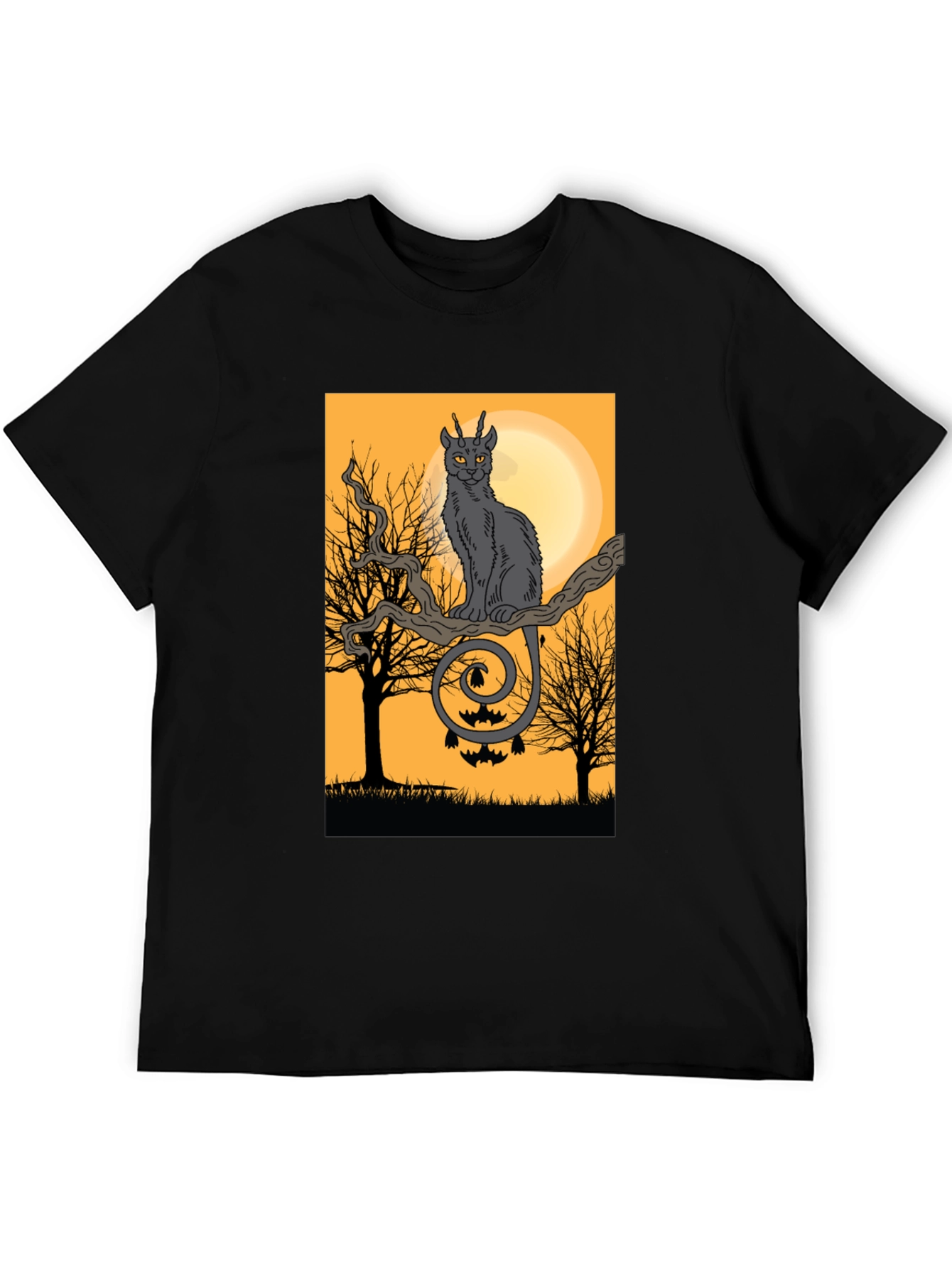 Halloween Cat T-Shirt - Spooky Season Apparel