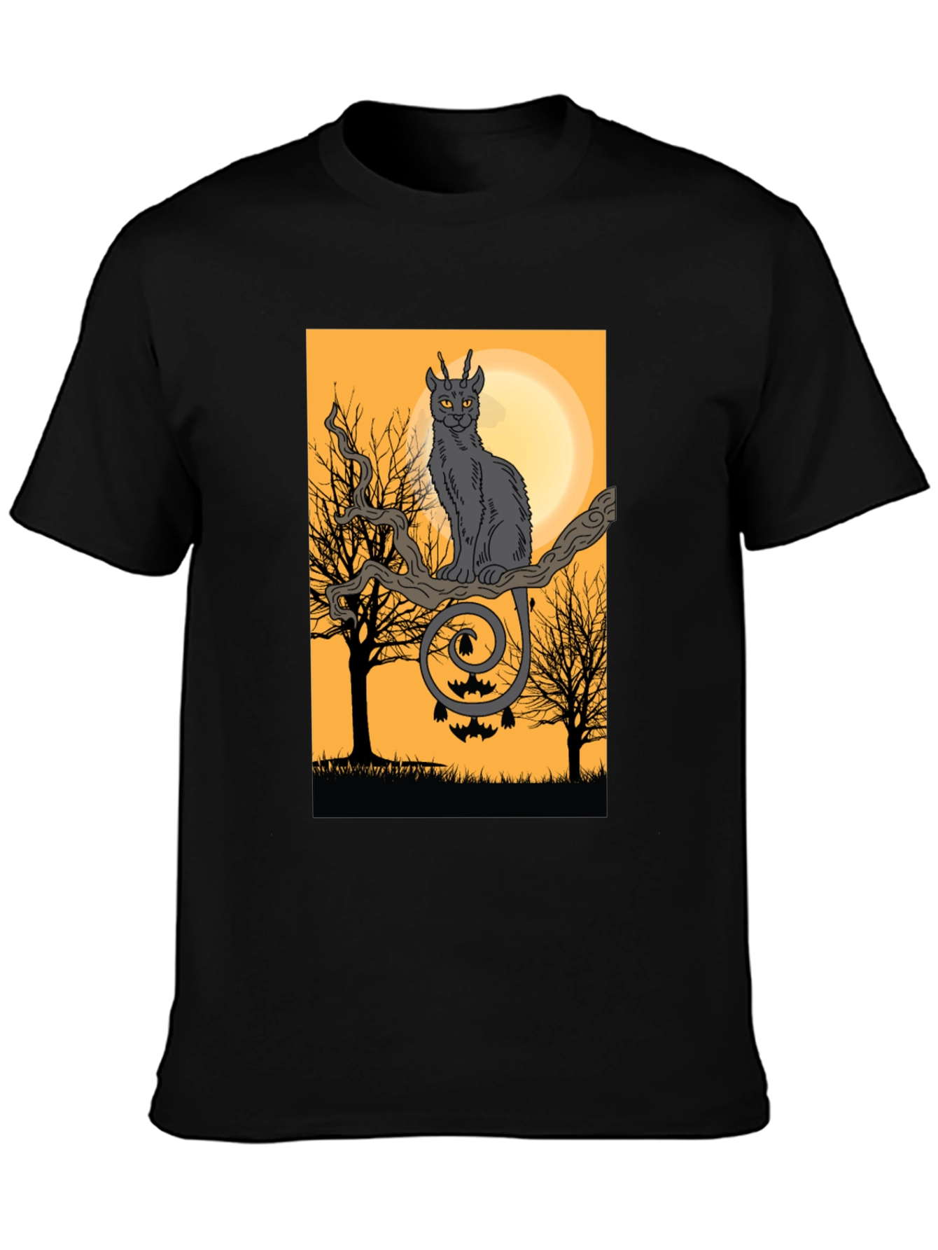 Halloween Cat T-Shirt - Spooky Season Apparel