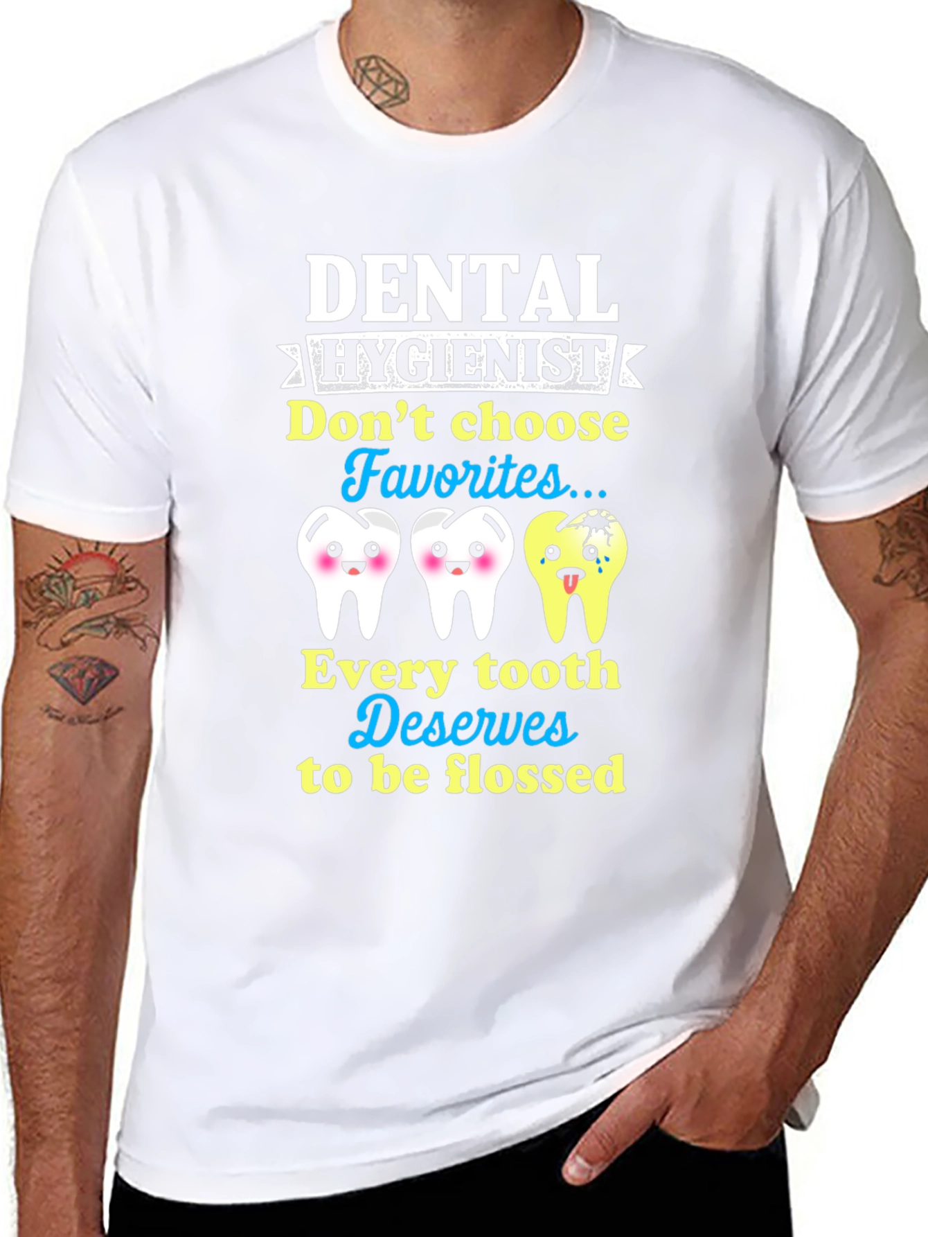 Dental Hygienist Teeth Floss T-Shirt