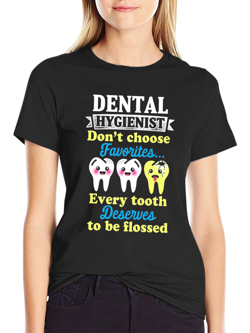 Dental Hygienist Teeth Floss T-Shirt
