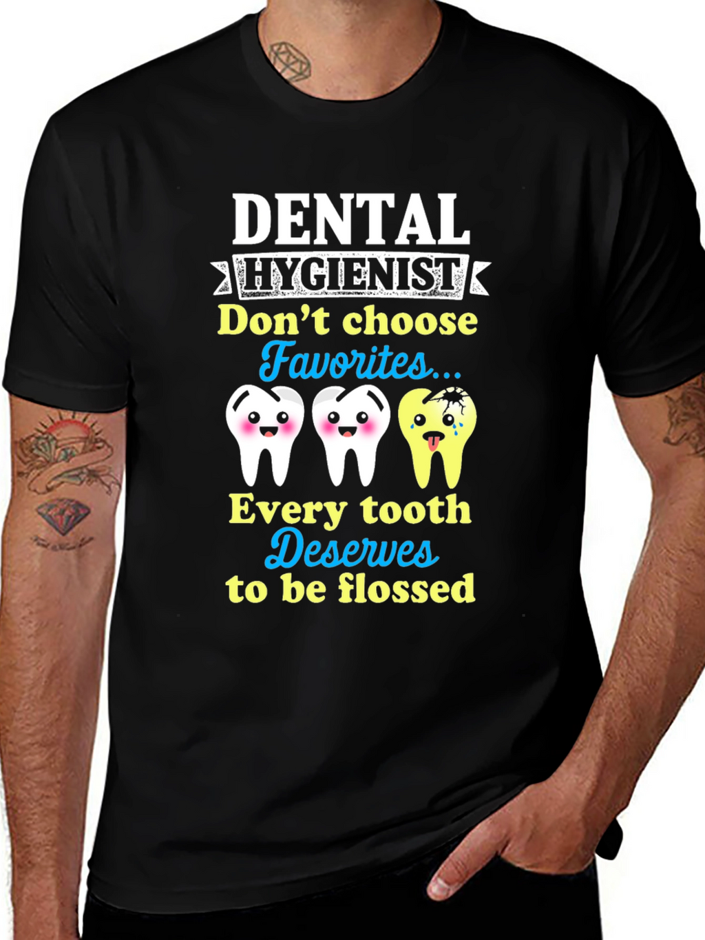 Dental Hygienist Teeth Floss T-Shirt