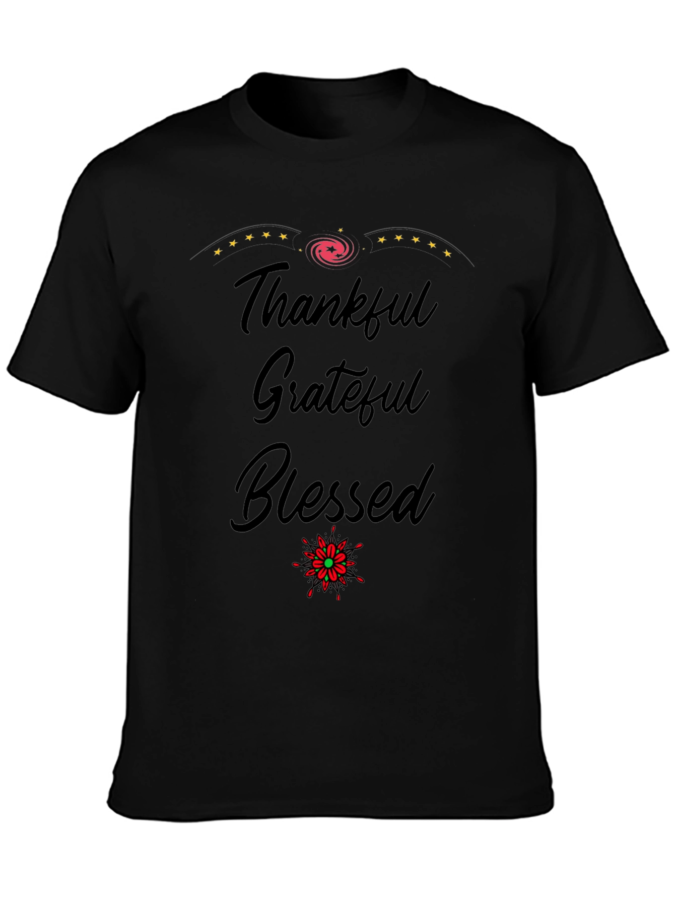Thankful Grateful Blessed Graphic Tee