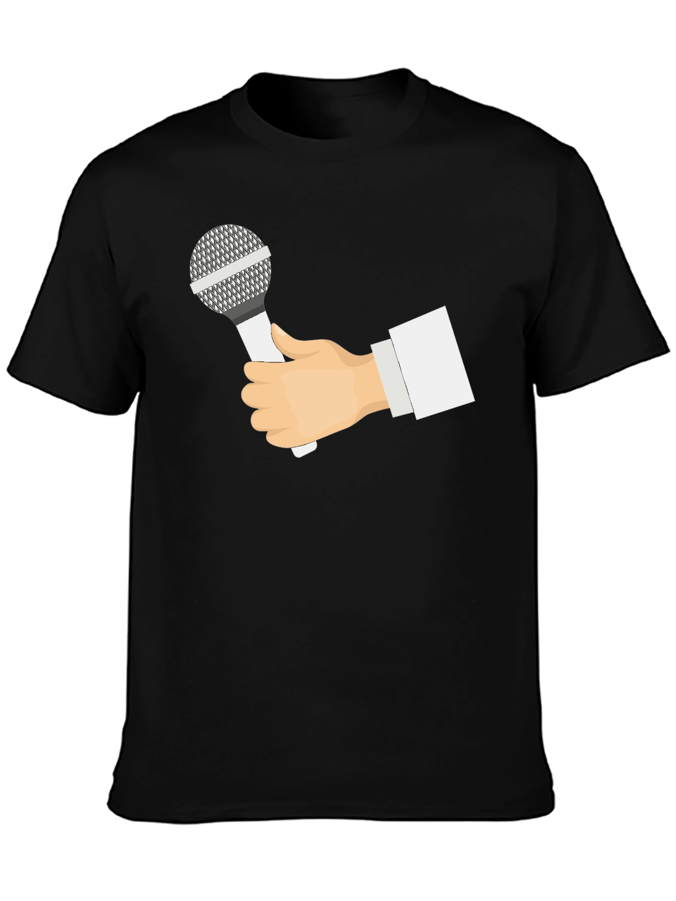 Mic Hand Black T-Shirt