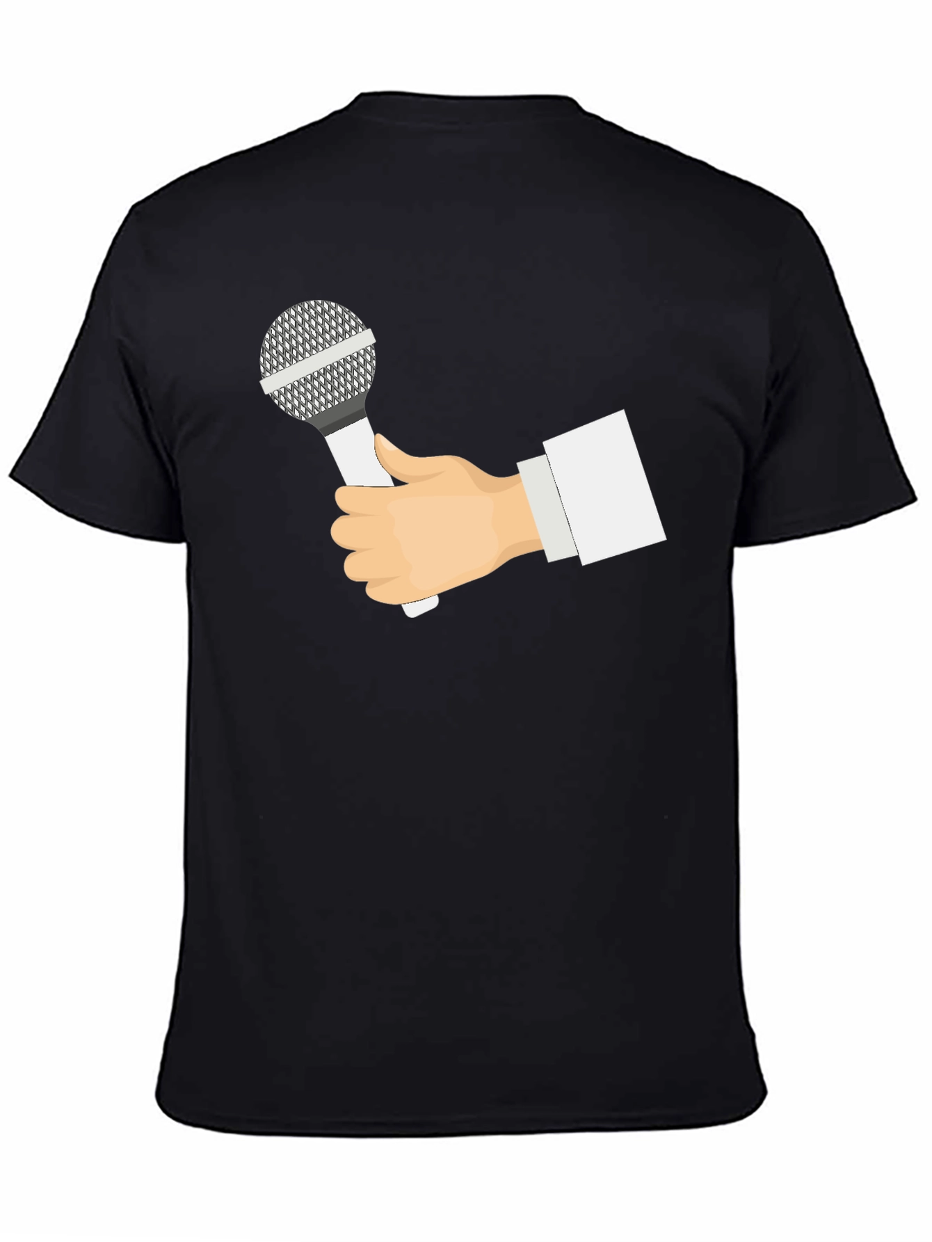 Mic Hand Black T-Shirt