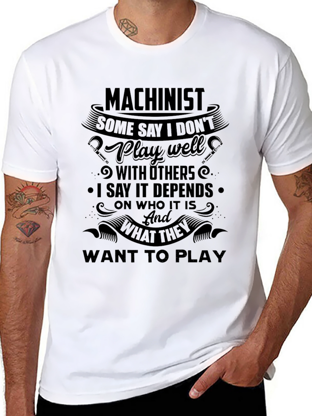 Machinist Humorous Graphic Tee