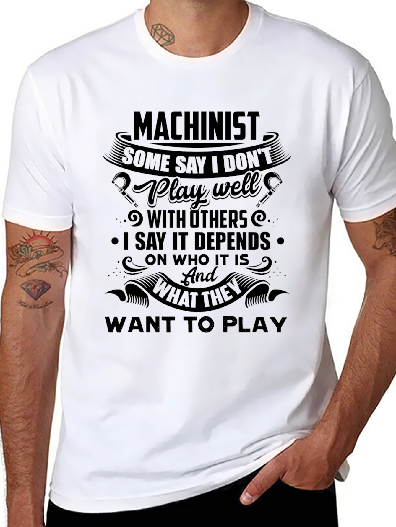 Machinist Humorous Graphic Tee