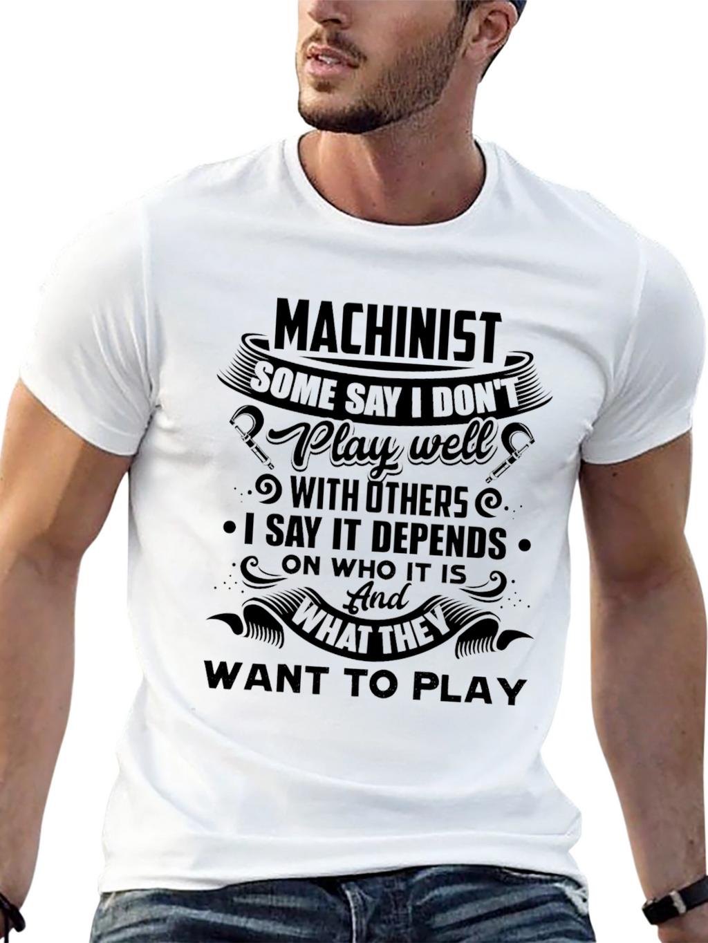 Machinist Humorous Graphic Tee