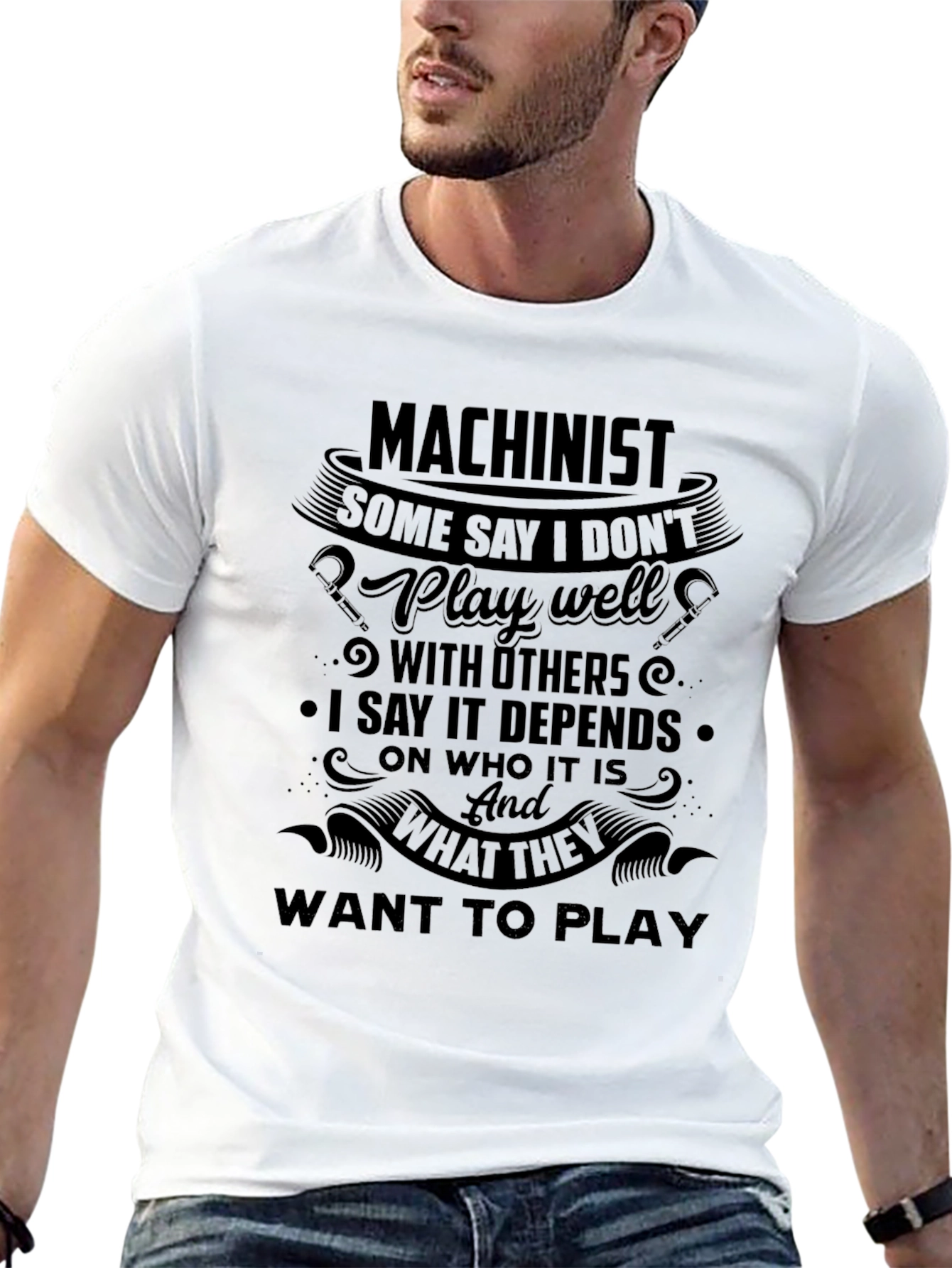 Machinist Humorous Graphic Tee