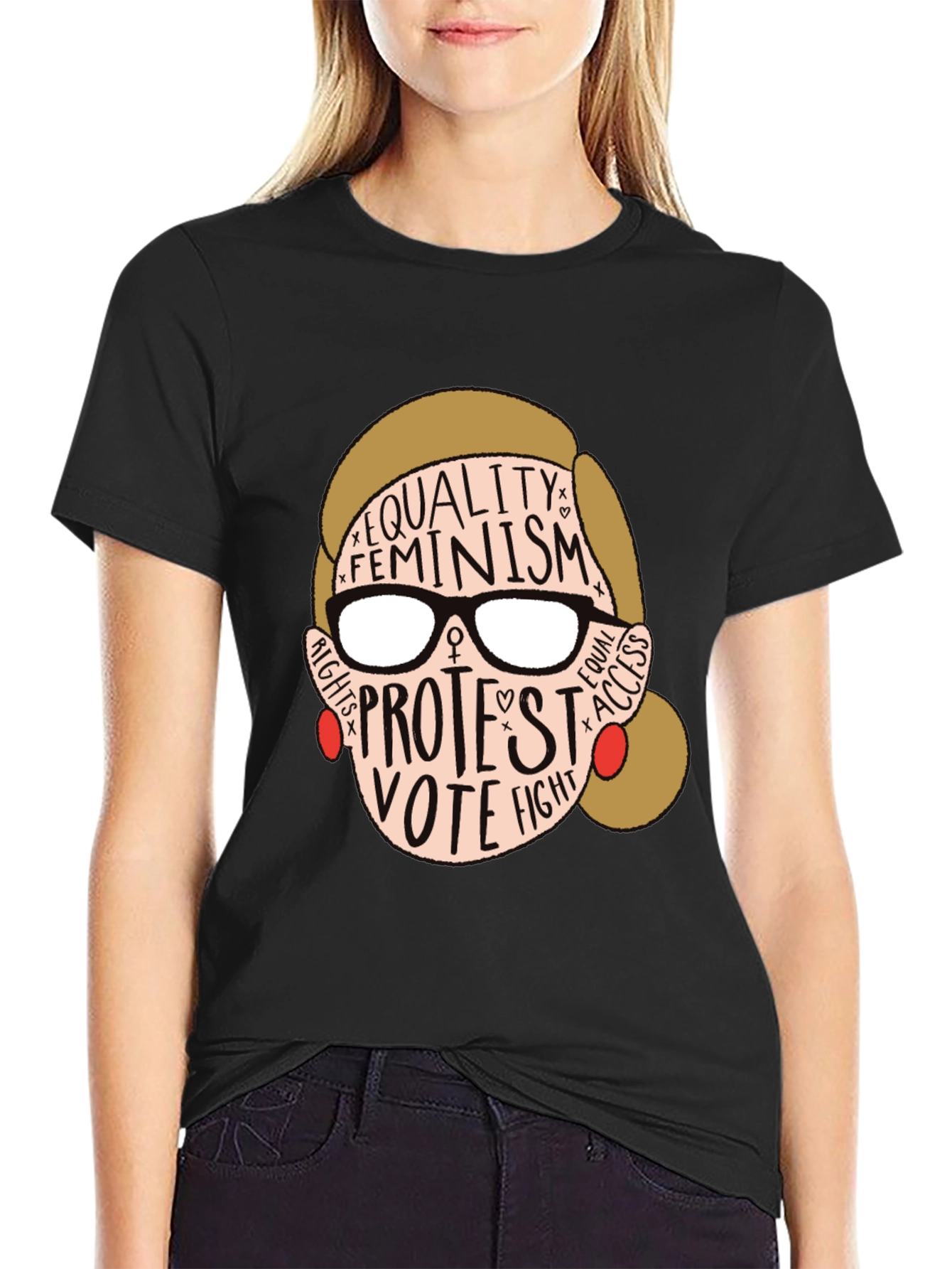 Feminist RBG Graphic T-Shirt: Equality & Rights