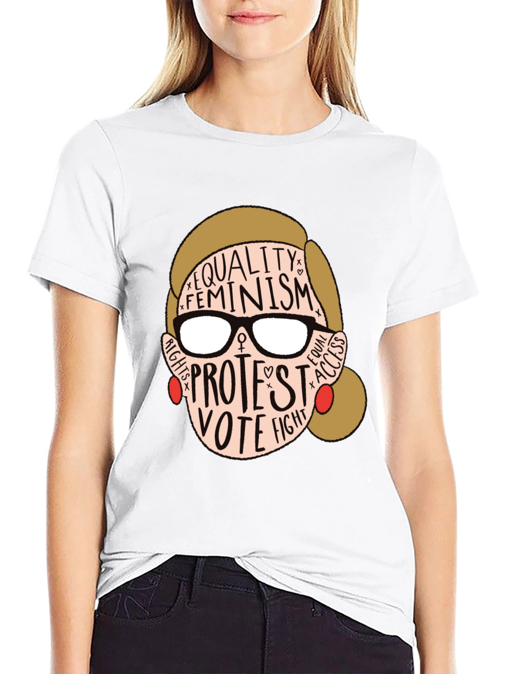 Feminist RBG Graphic T-Shirt: Equality & Rights