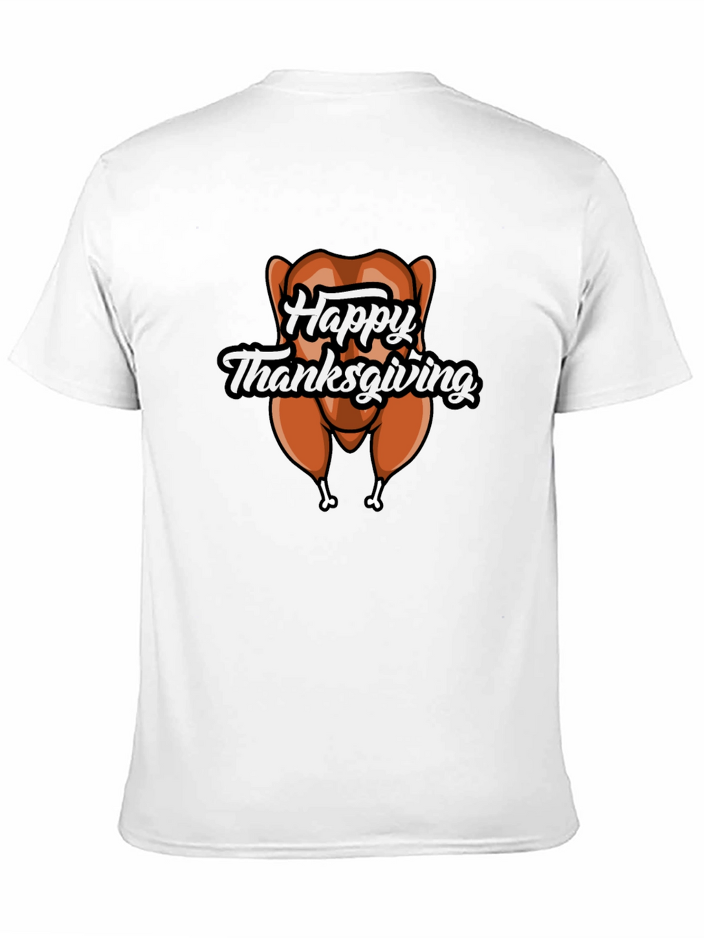 Happy Thanksgiving Turkey Graphic T-Shirt