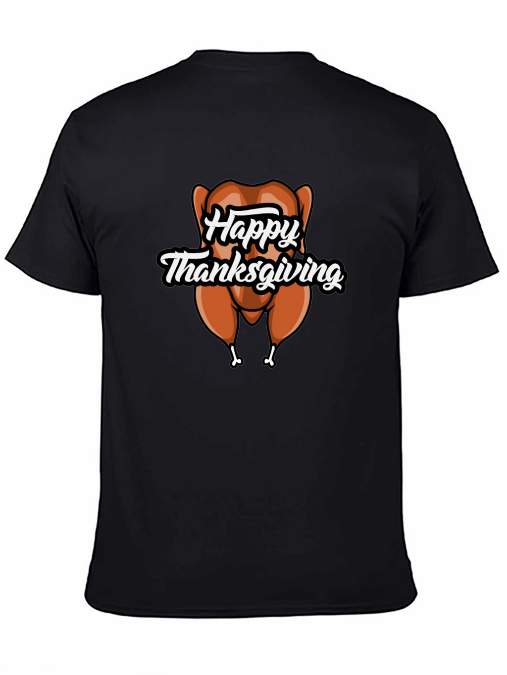 Happy Thanksgiving Turkey Graphic T-Shirt