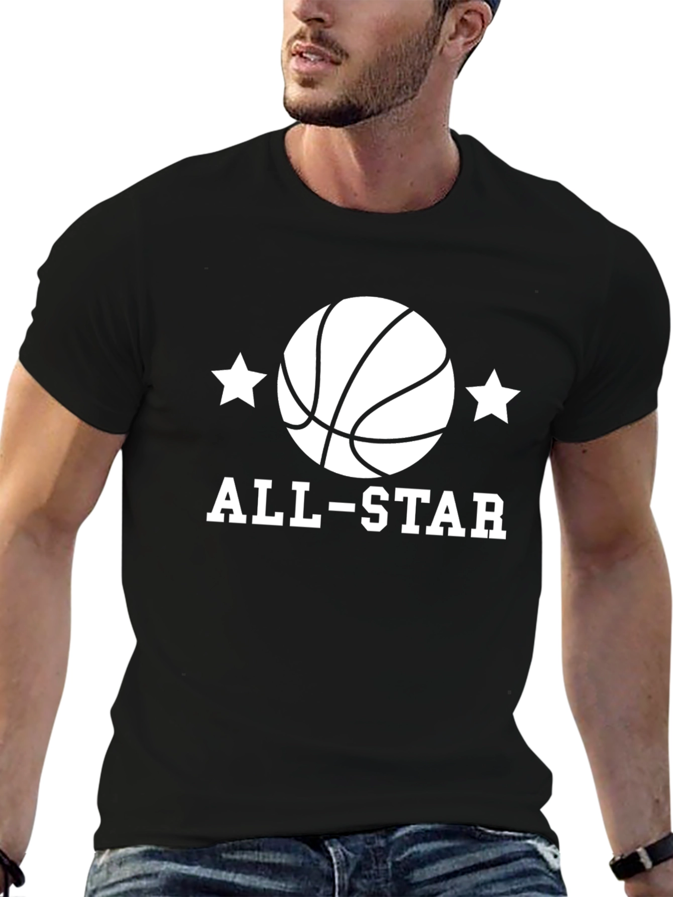 All-Star Basketball Graphic T-Shirt