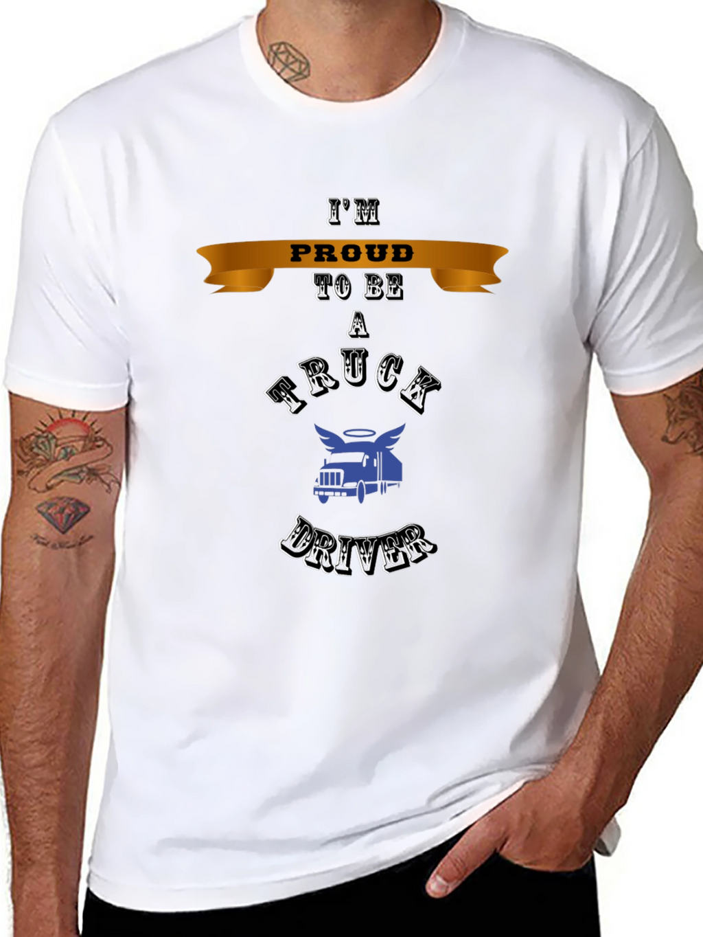 Proud Truck Driver T-Shirt - Classic Design