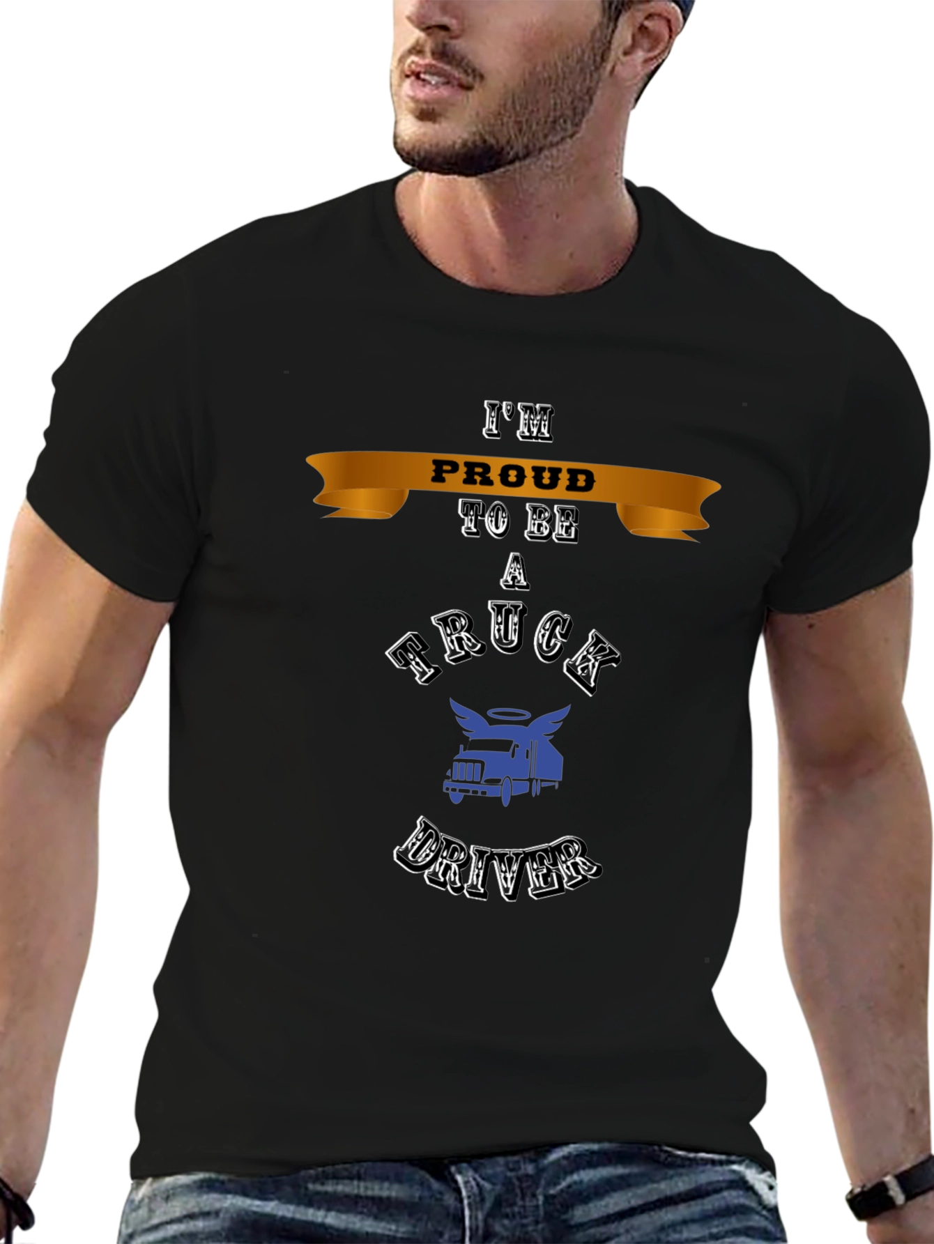 Proud Truck Driver T-Shirt - Classic Design