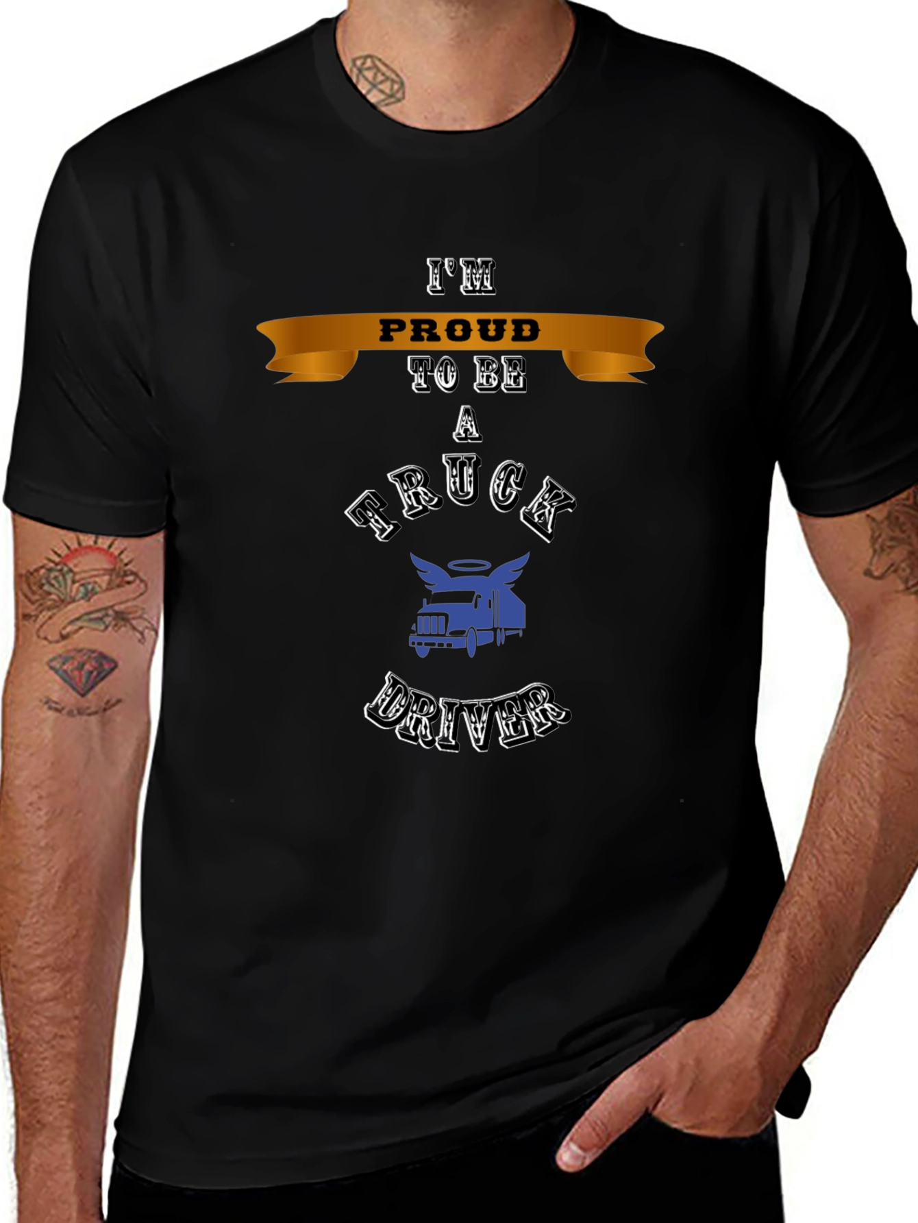 Proud Truck Driver T-Shirt - Classic Design