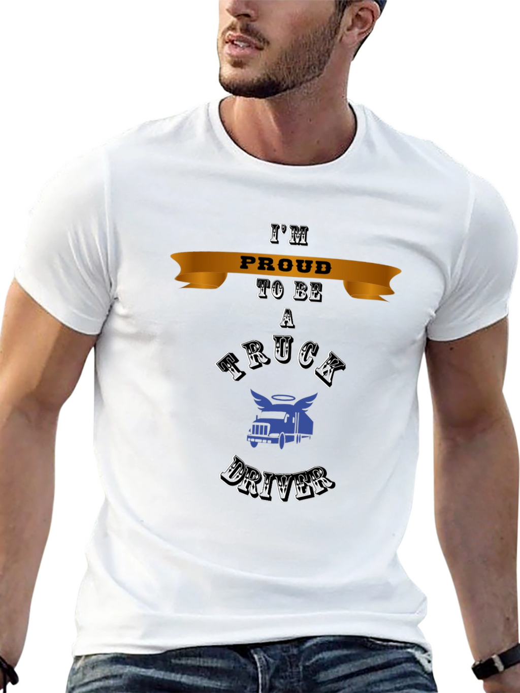 Proud Truck Driver T-Shirt - Classic Design