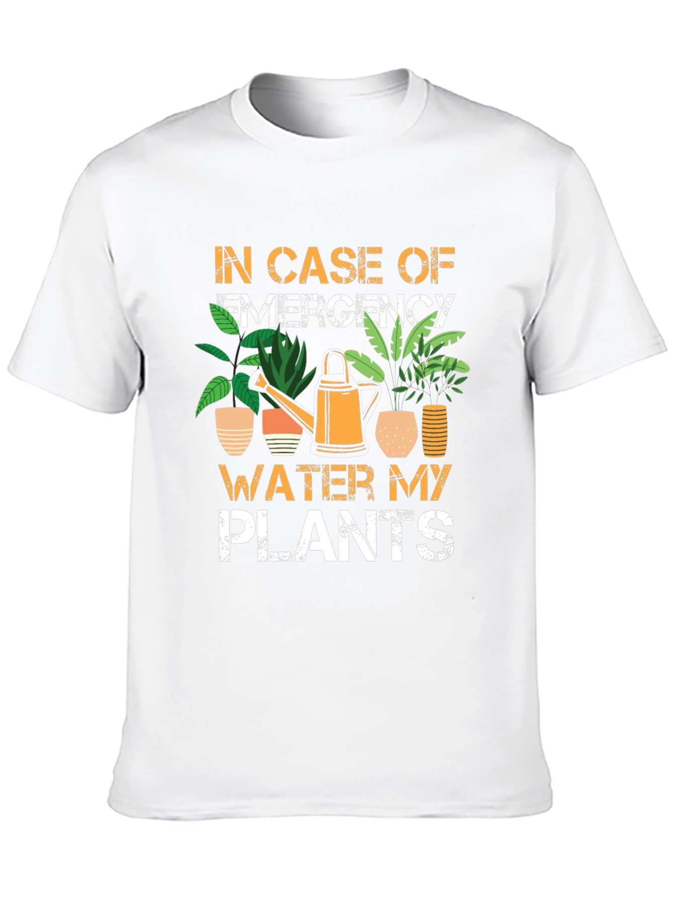 Emergency Plants T-Shirt - Water My Plants Graphic Tee