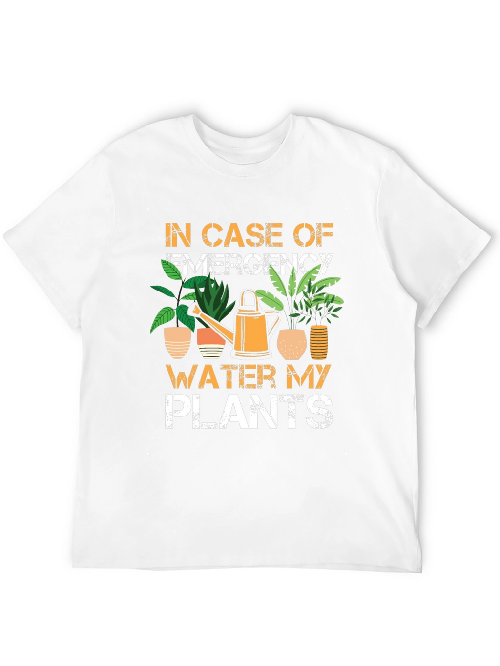 Emergency Plants T-Shirt - Water My Plants Graphic Tee