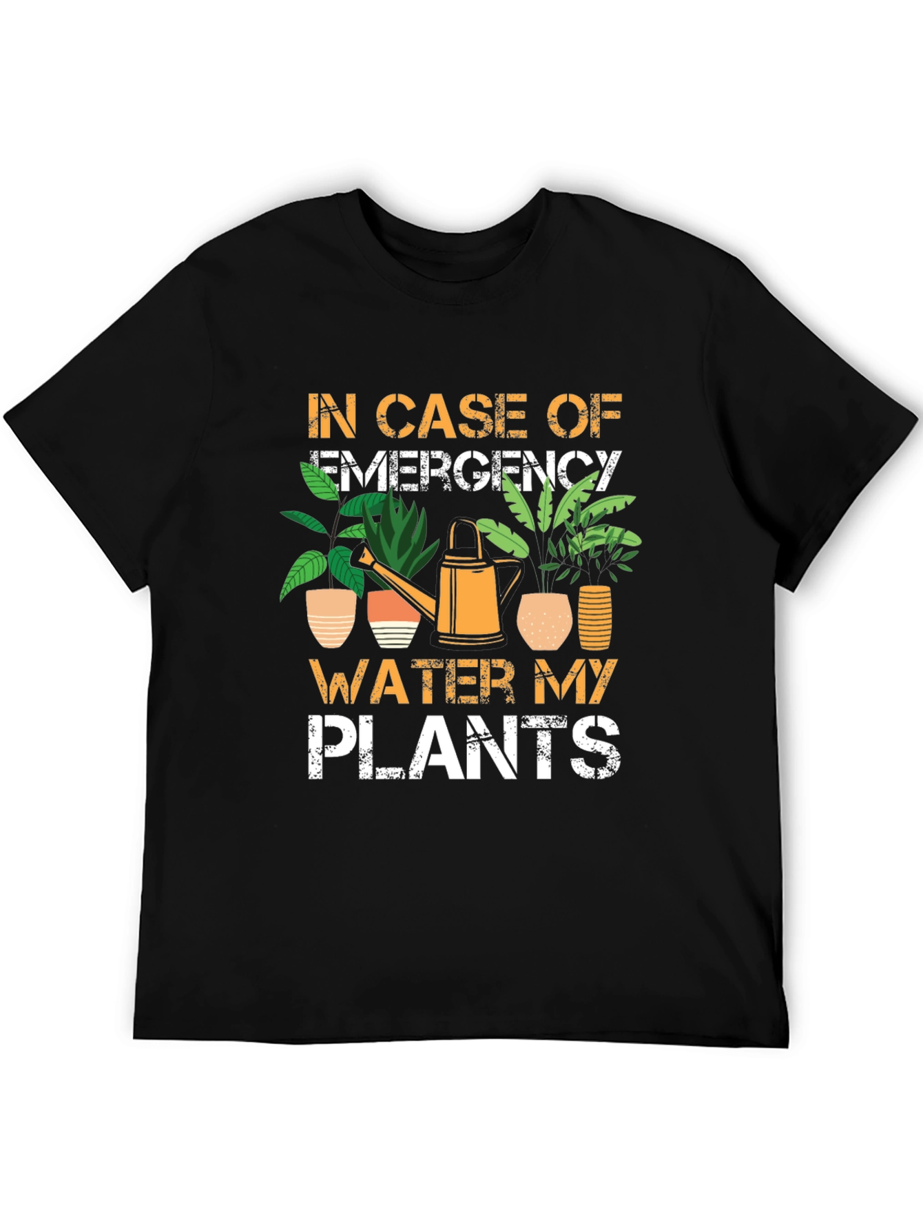 Emergency Plants T-Shirt - Water My Plants Graphic Tee