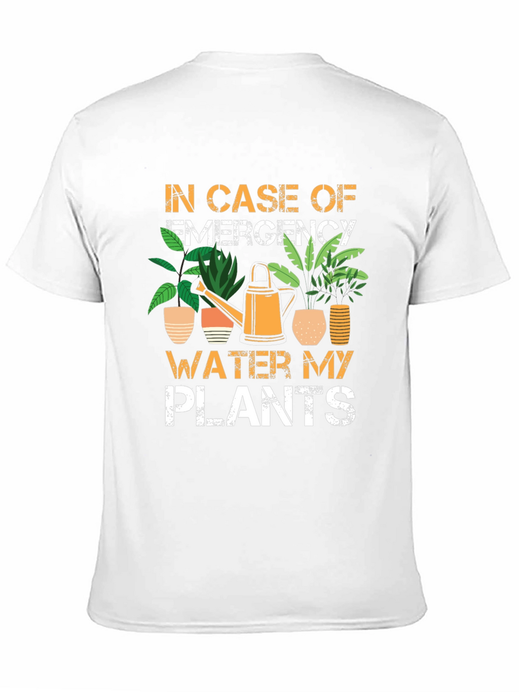Emergency Plants T-Shirt - Water My Plants Graphic Tee