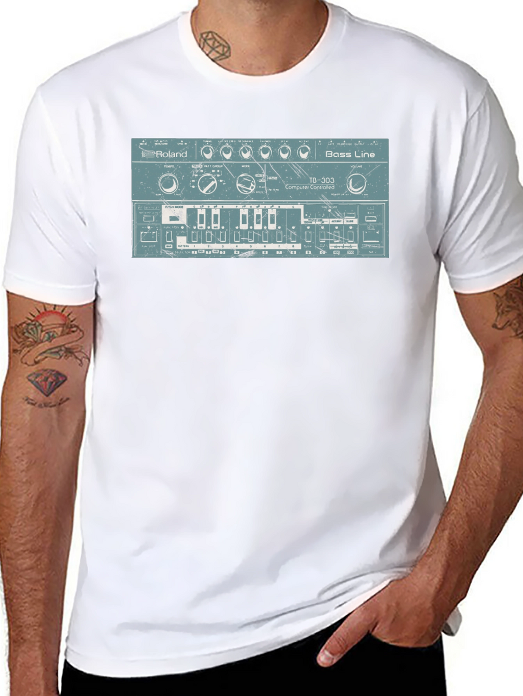Roland TB-303 Bass Line T-Shirt