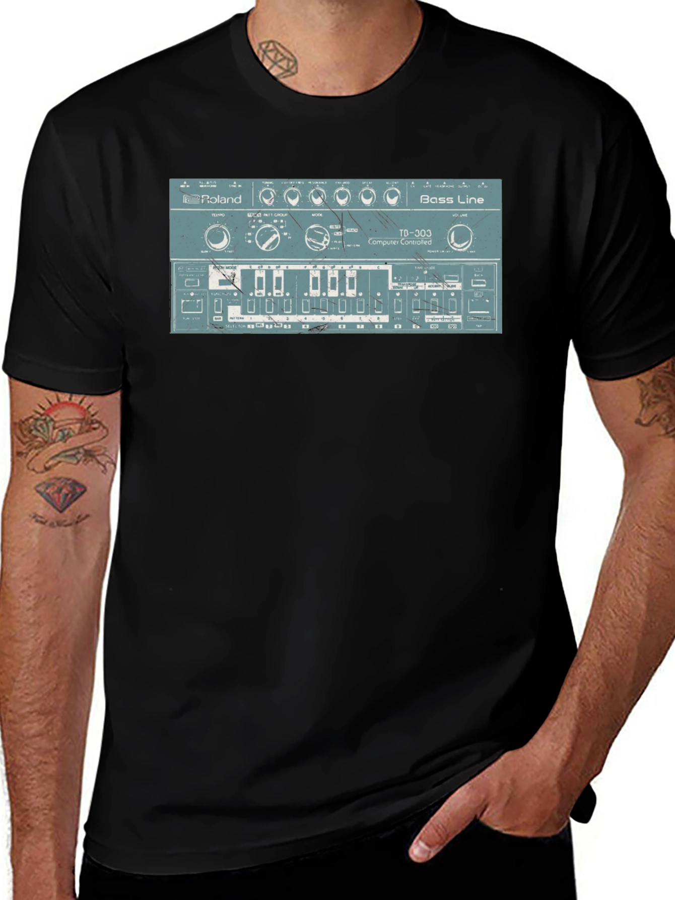 Roland TB-303 Bass Line T-Shirt