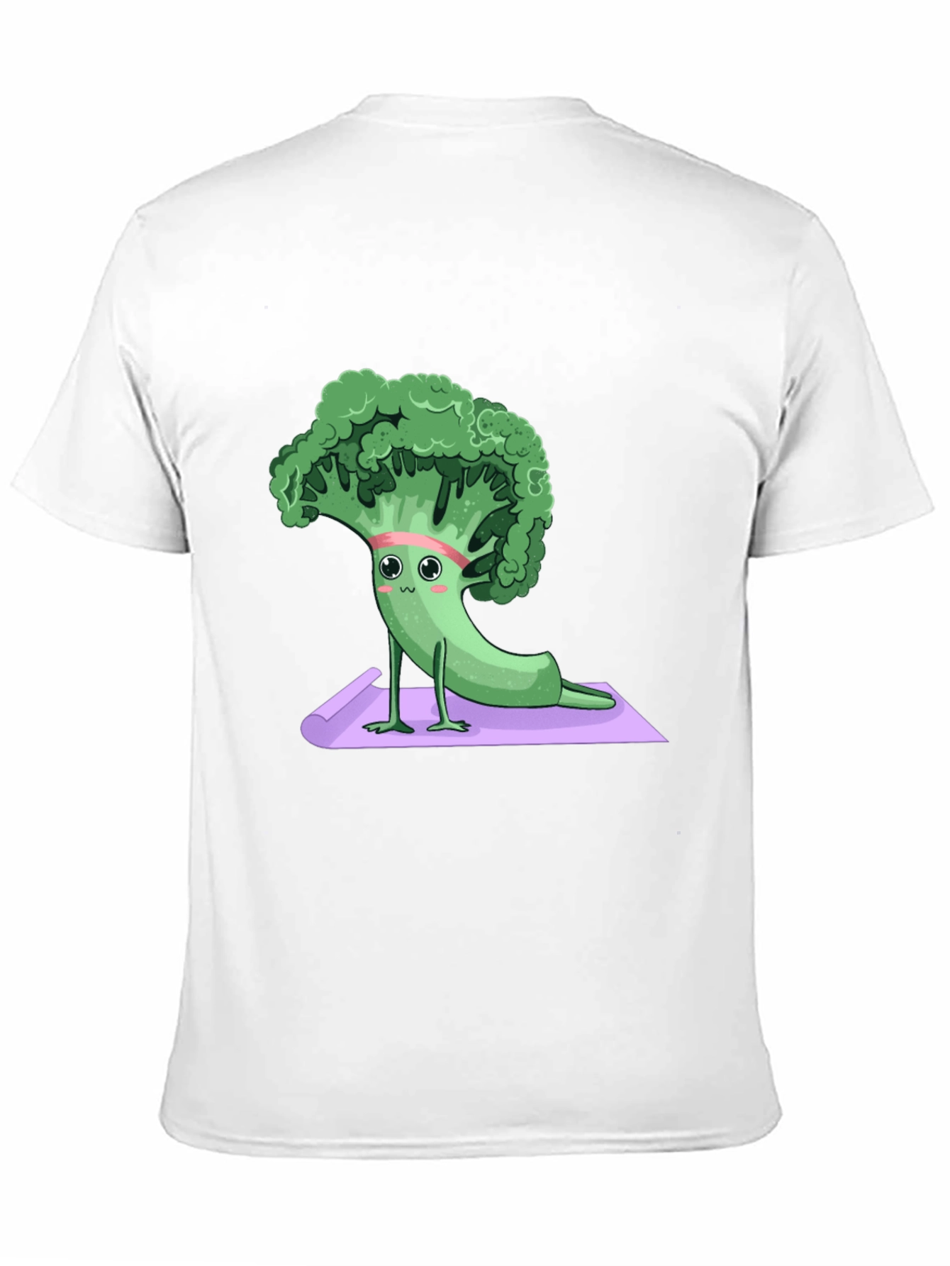 Yoga Broccoli Graphic Tee - Relax & Recharge