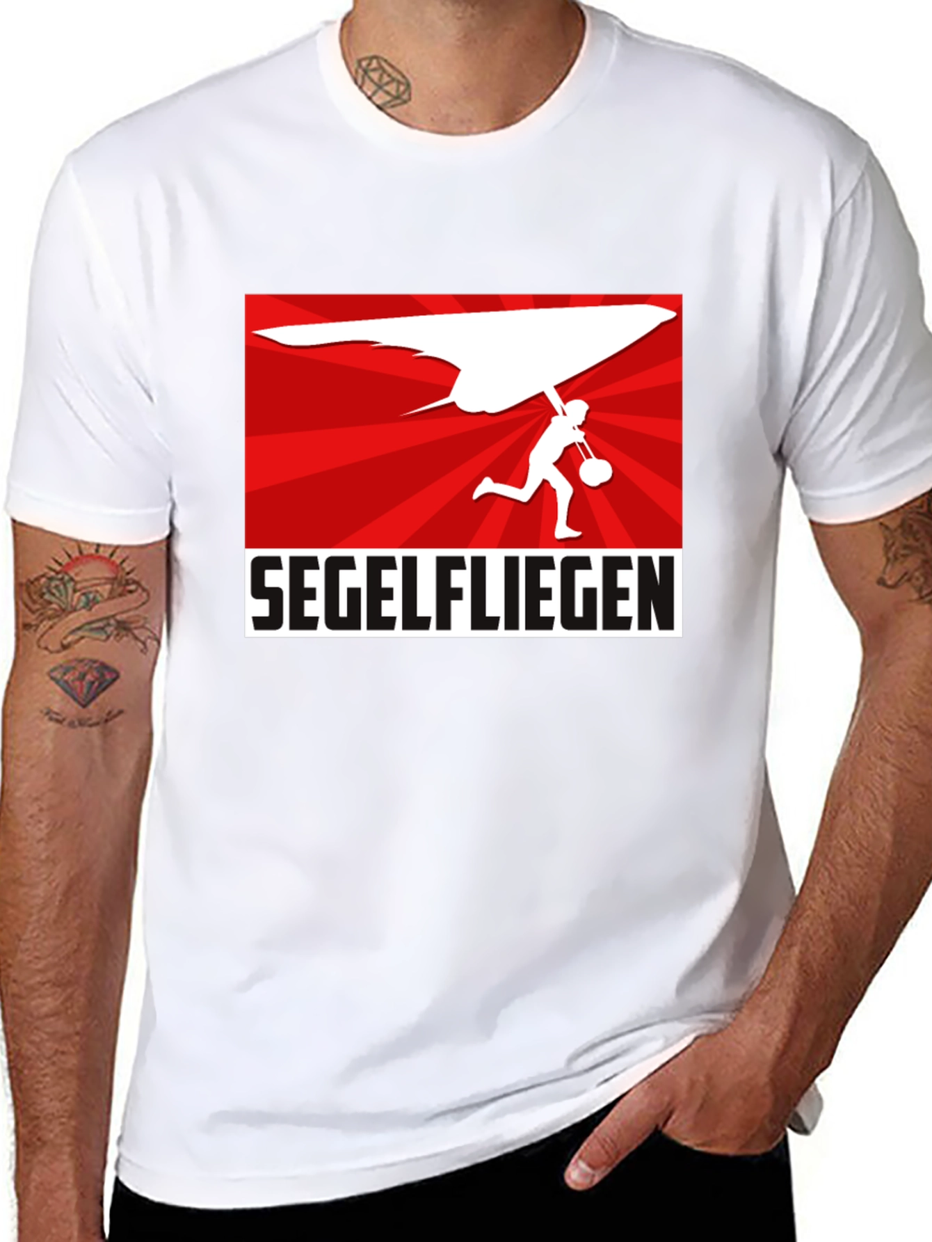 Segelfliegen Hang Gliding T-Shirt