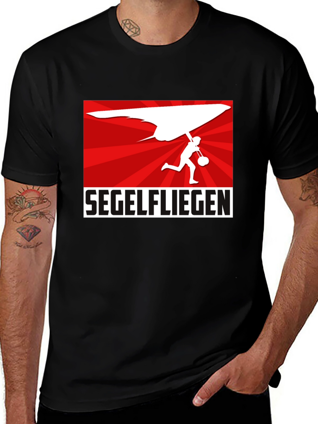 Segelfliegen Hang Gliding T-Shirt