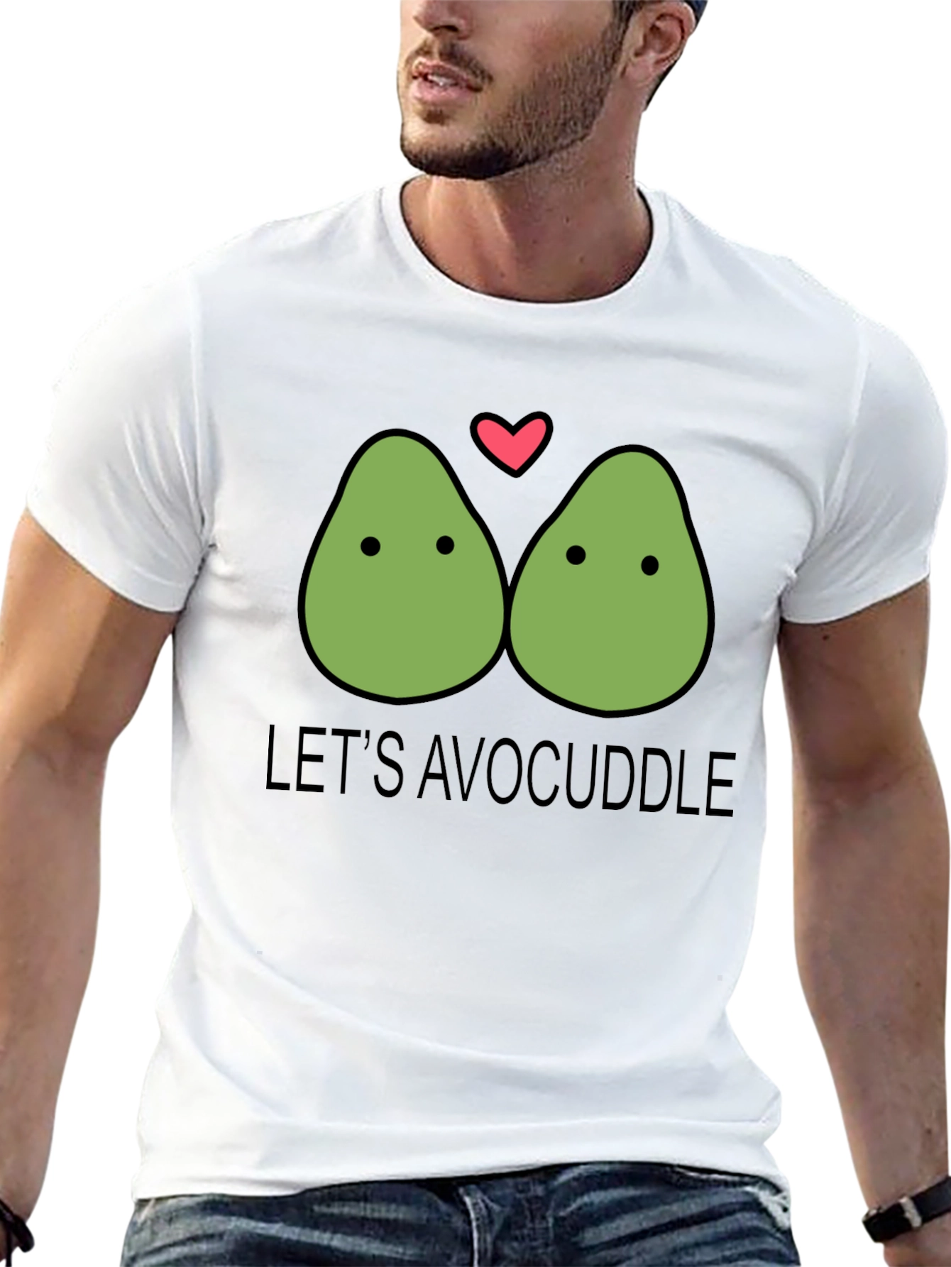 Lets Avocuddle Funny Graphic Tee