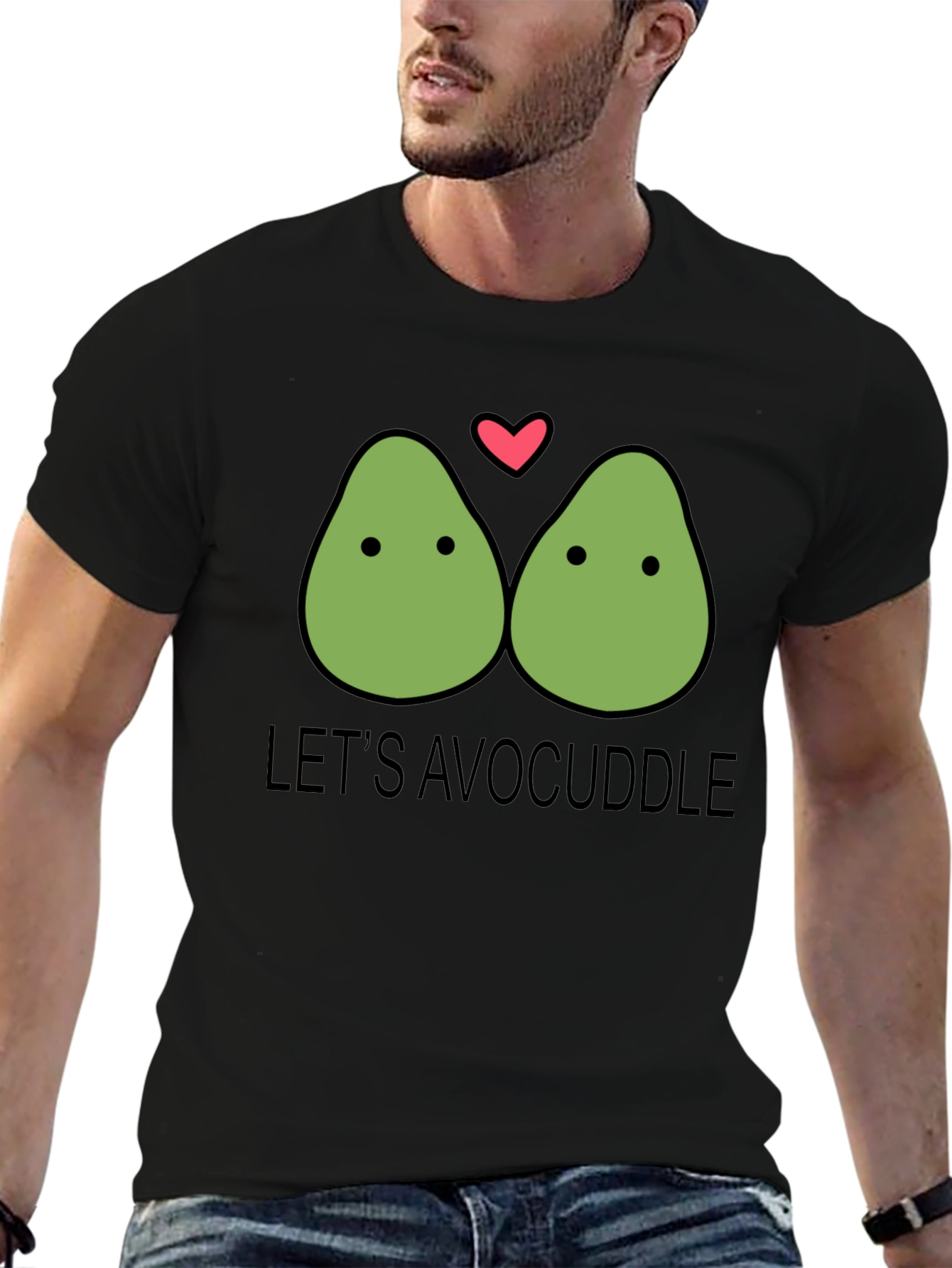 Lets Avocuddle Funny Graphic Tee