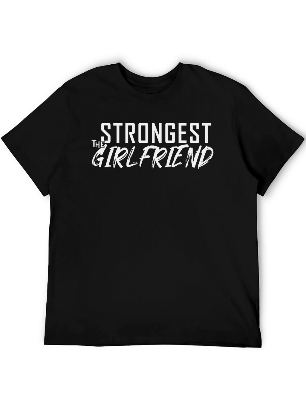 Strongest The Girlfriend Black Graphic Tee
