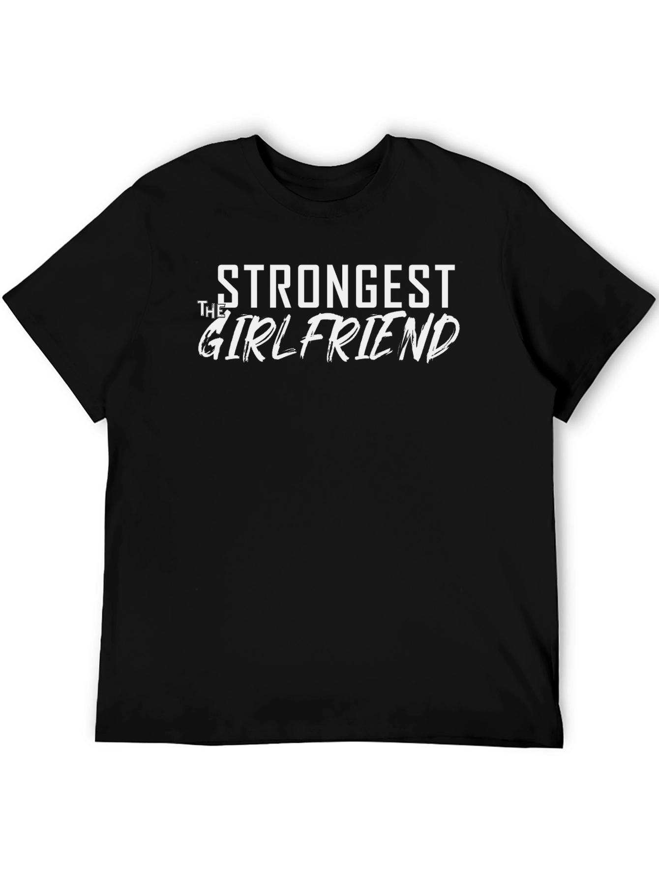 Strongest The Girlfriend Black Graphic Tee