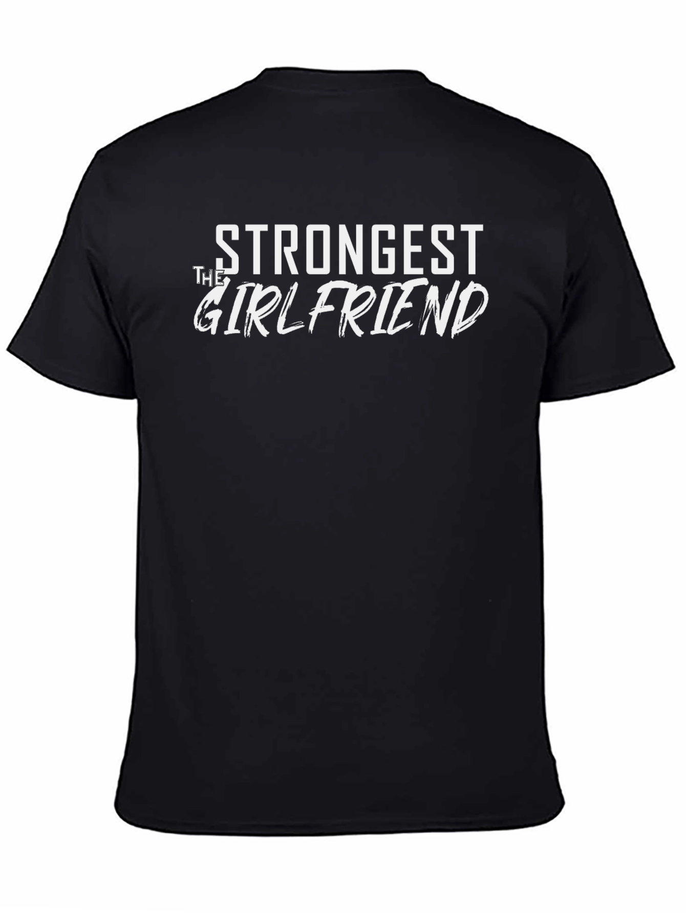 Strongest The Girlfriend Black Graphic Tee